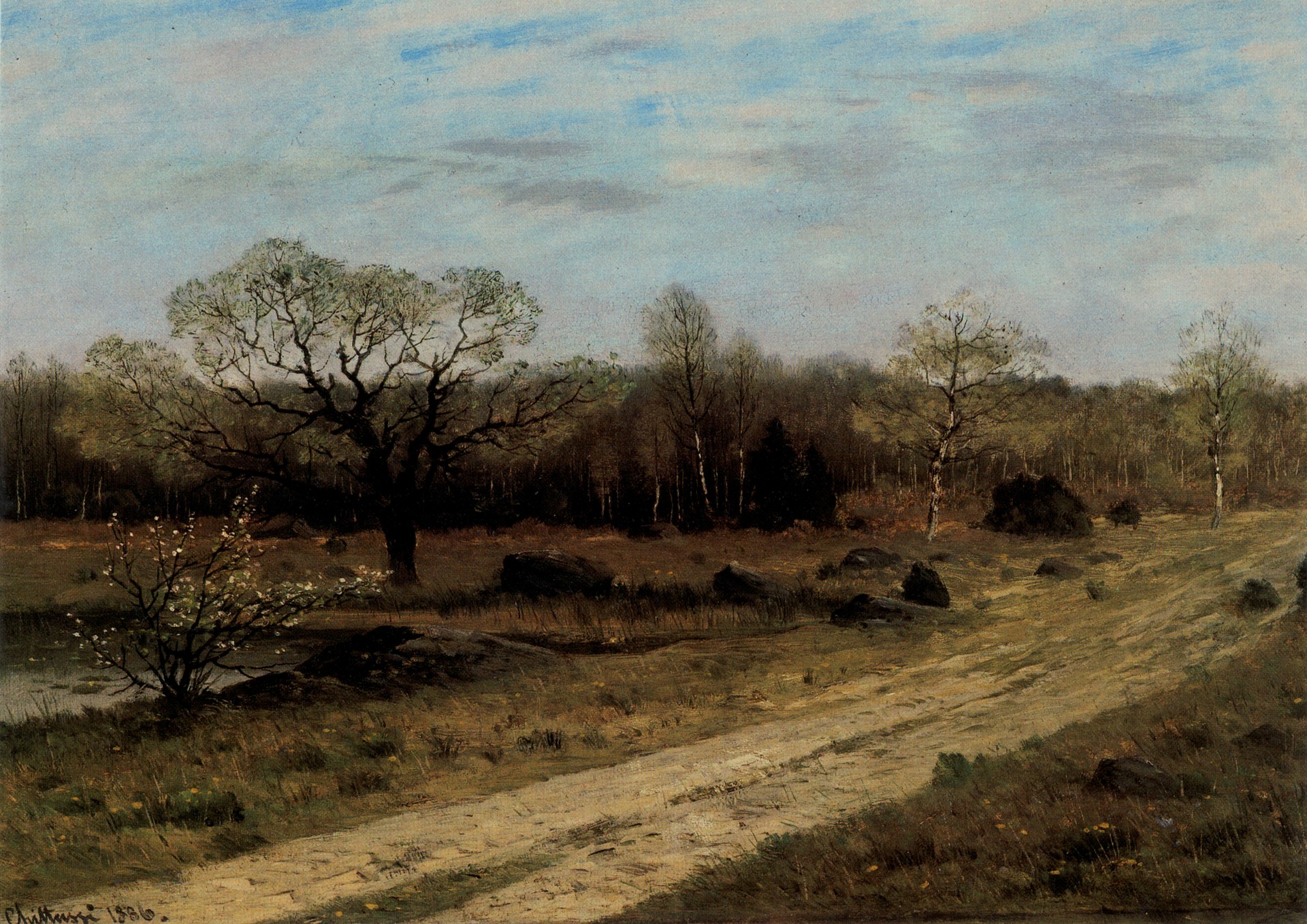 Весна в лесу Фонтенбло