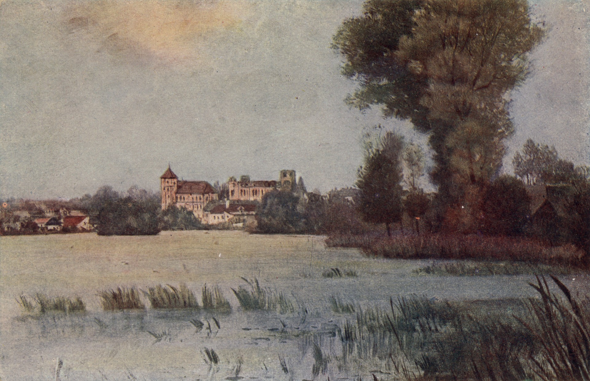 Замок и пруд