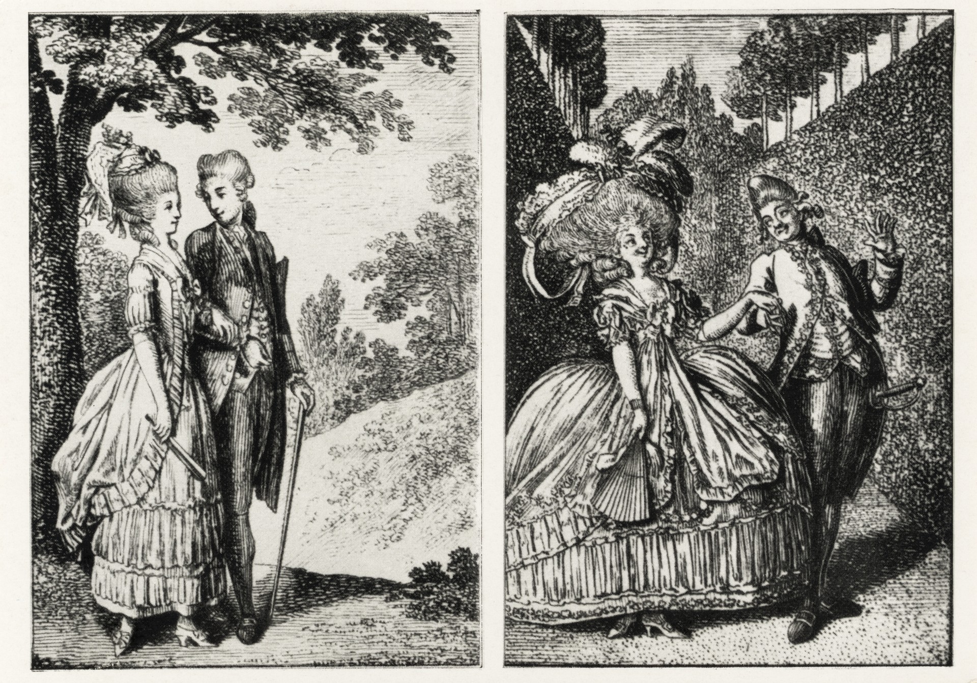 Вкус (из цикла Естественность и манерность). Офорт