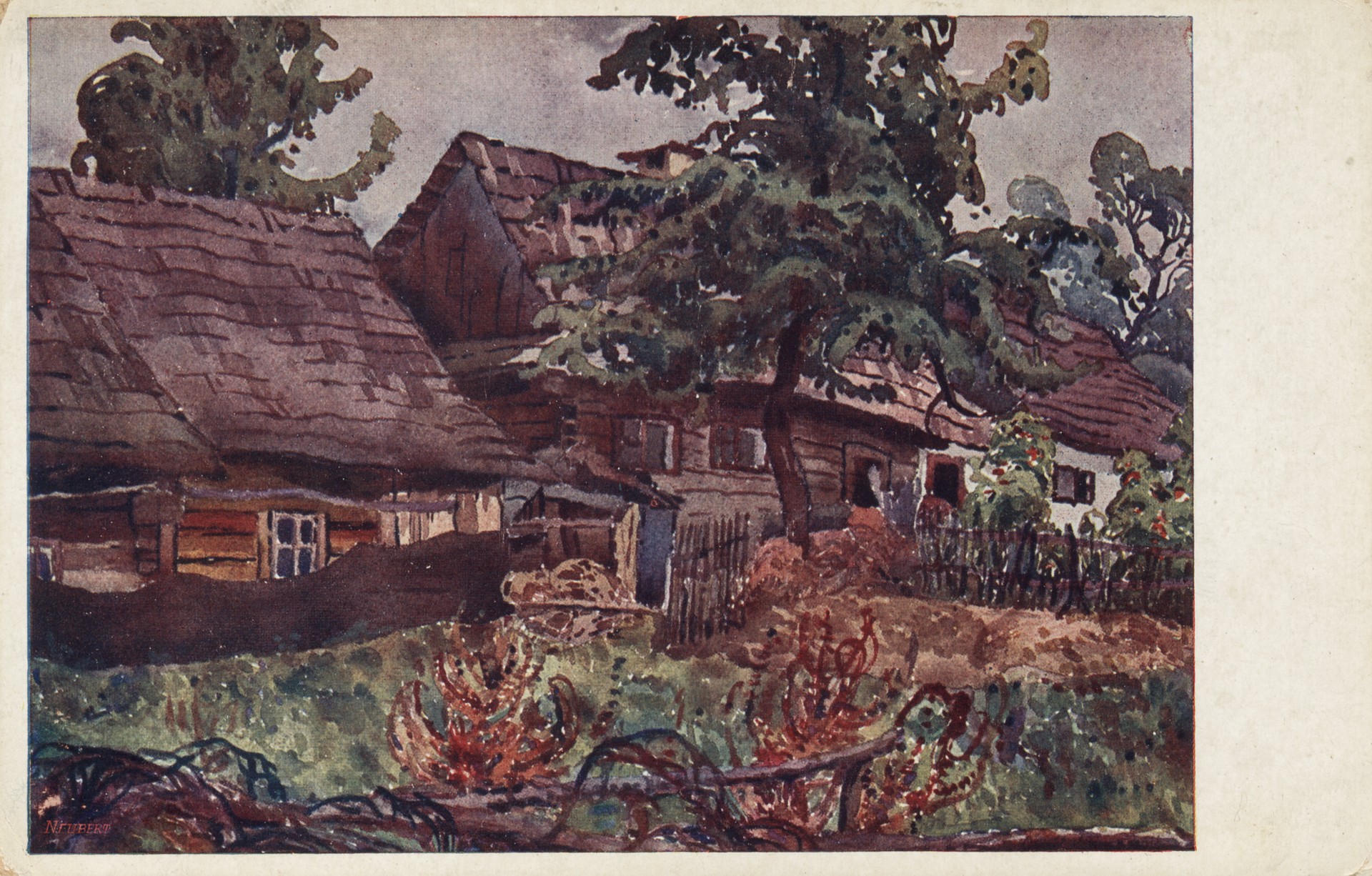 Хаты и ограды