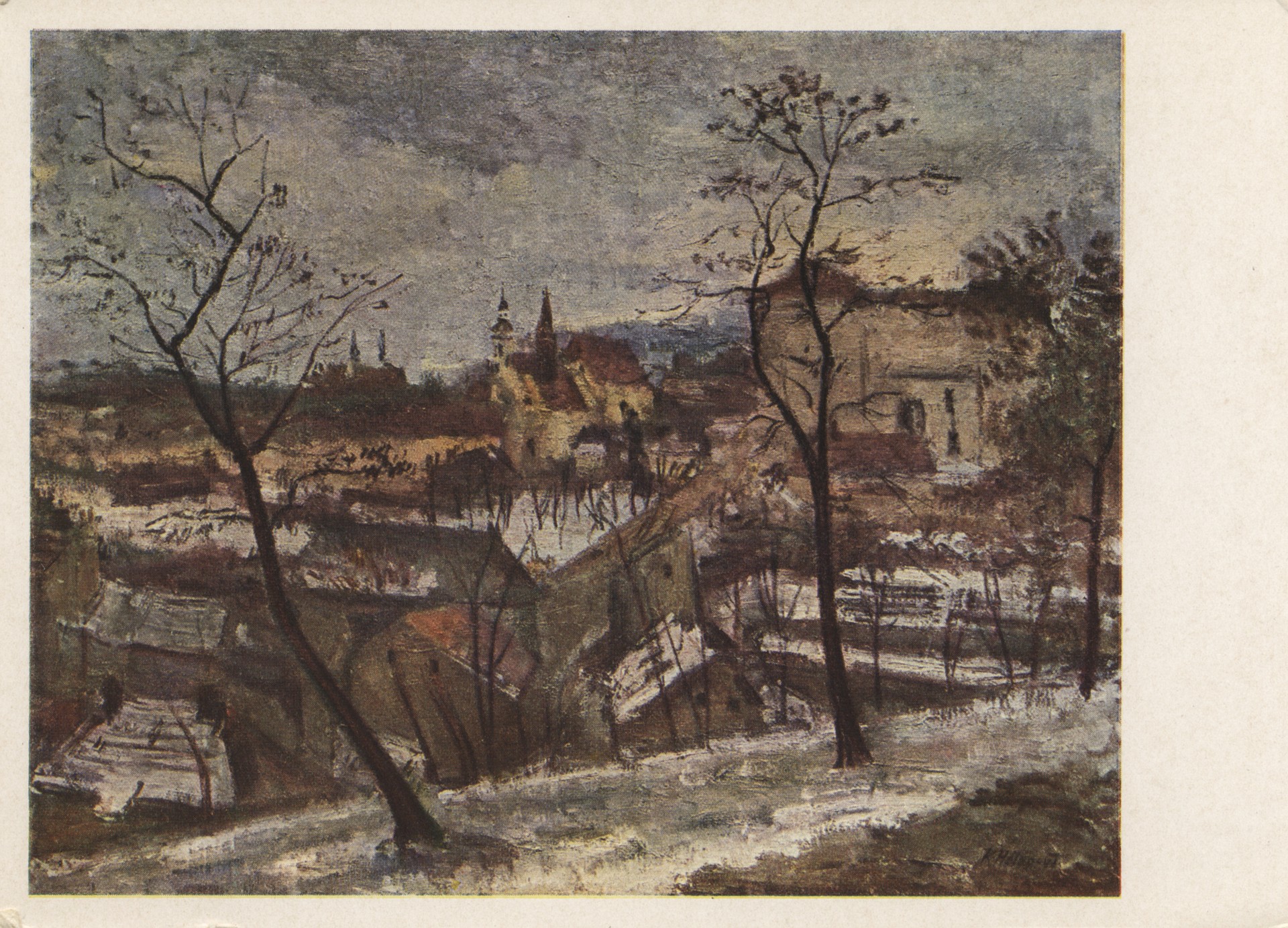 Прага зимой