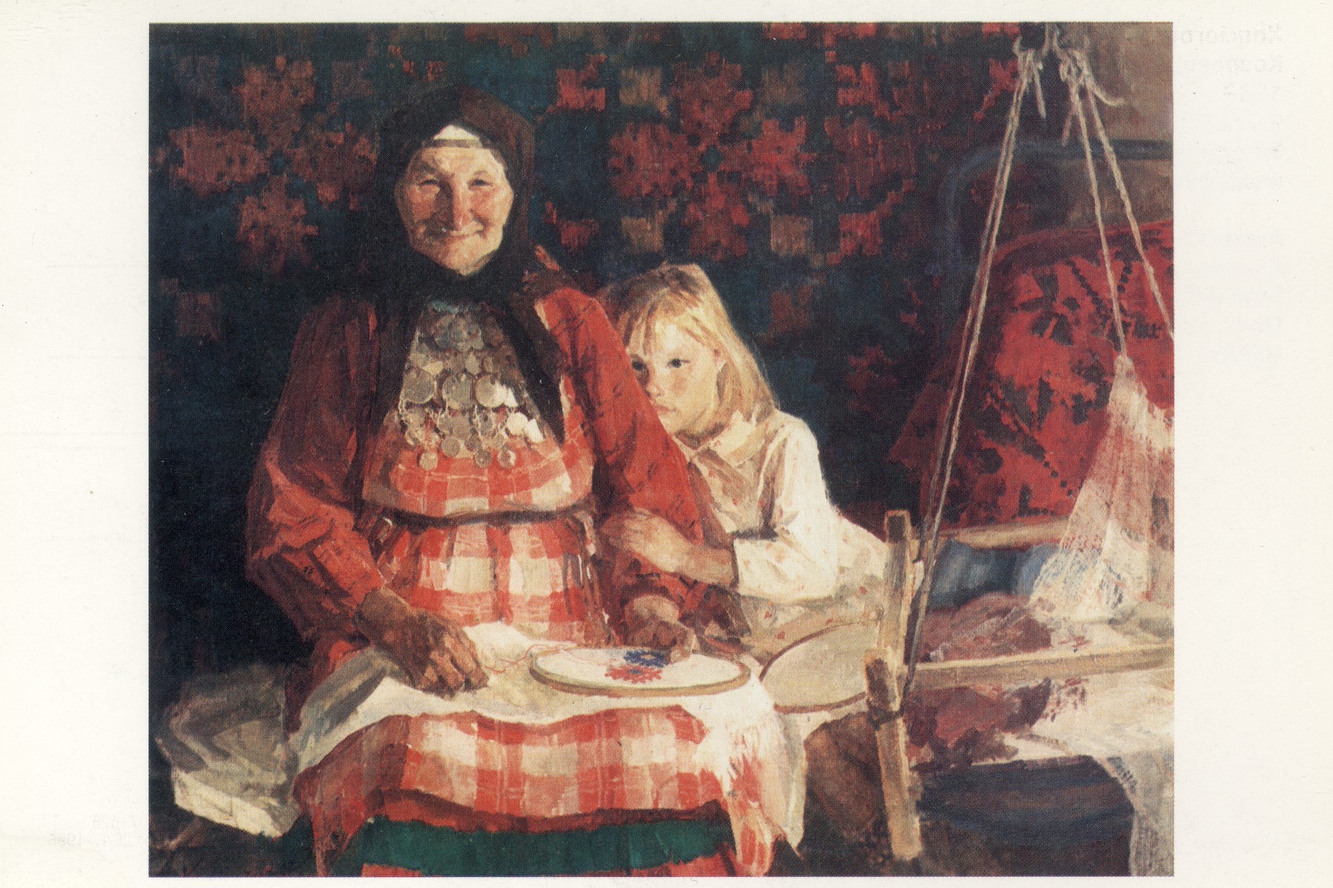 Ковровщица Дарья Курбатова из Баграш-Бигры