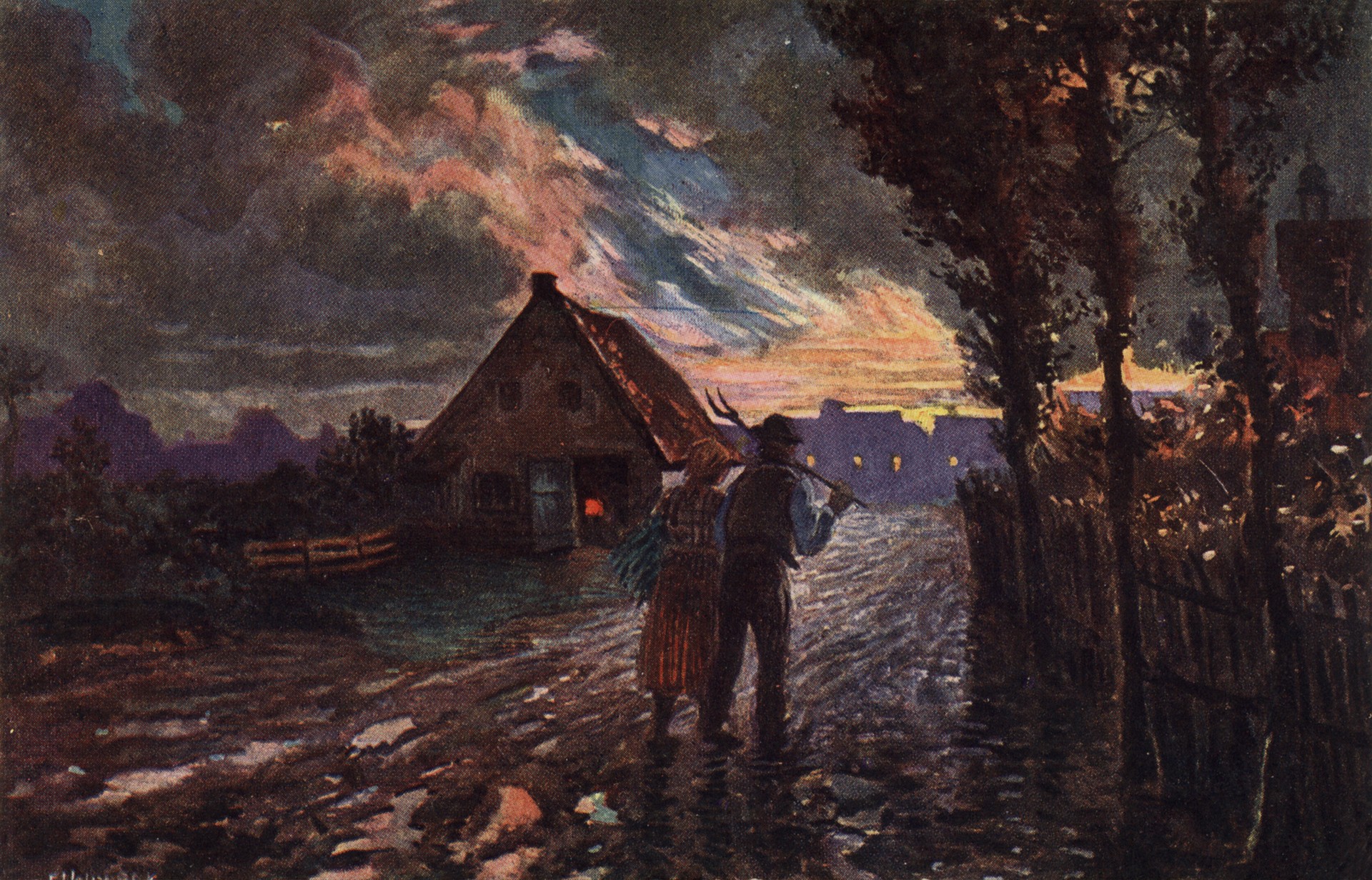 Возвращение с поля