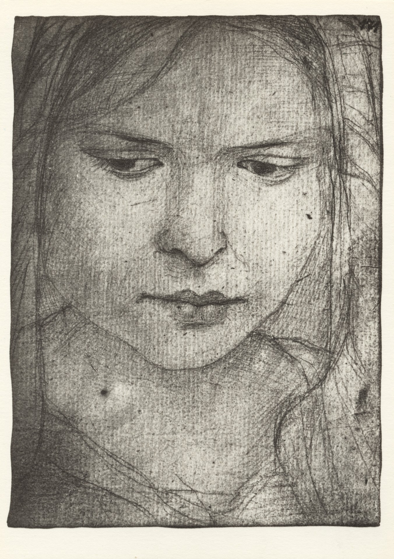 Голова девочки