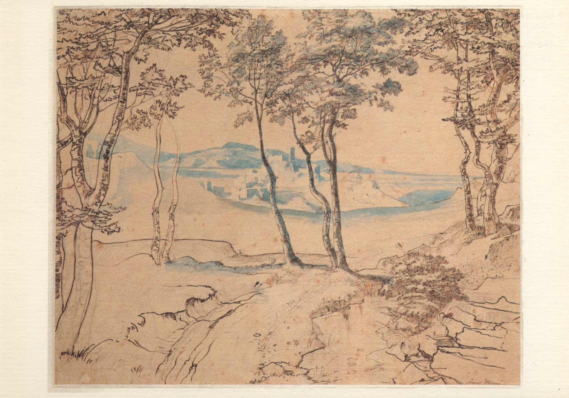 Полевая дорога в Олевано