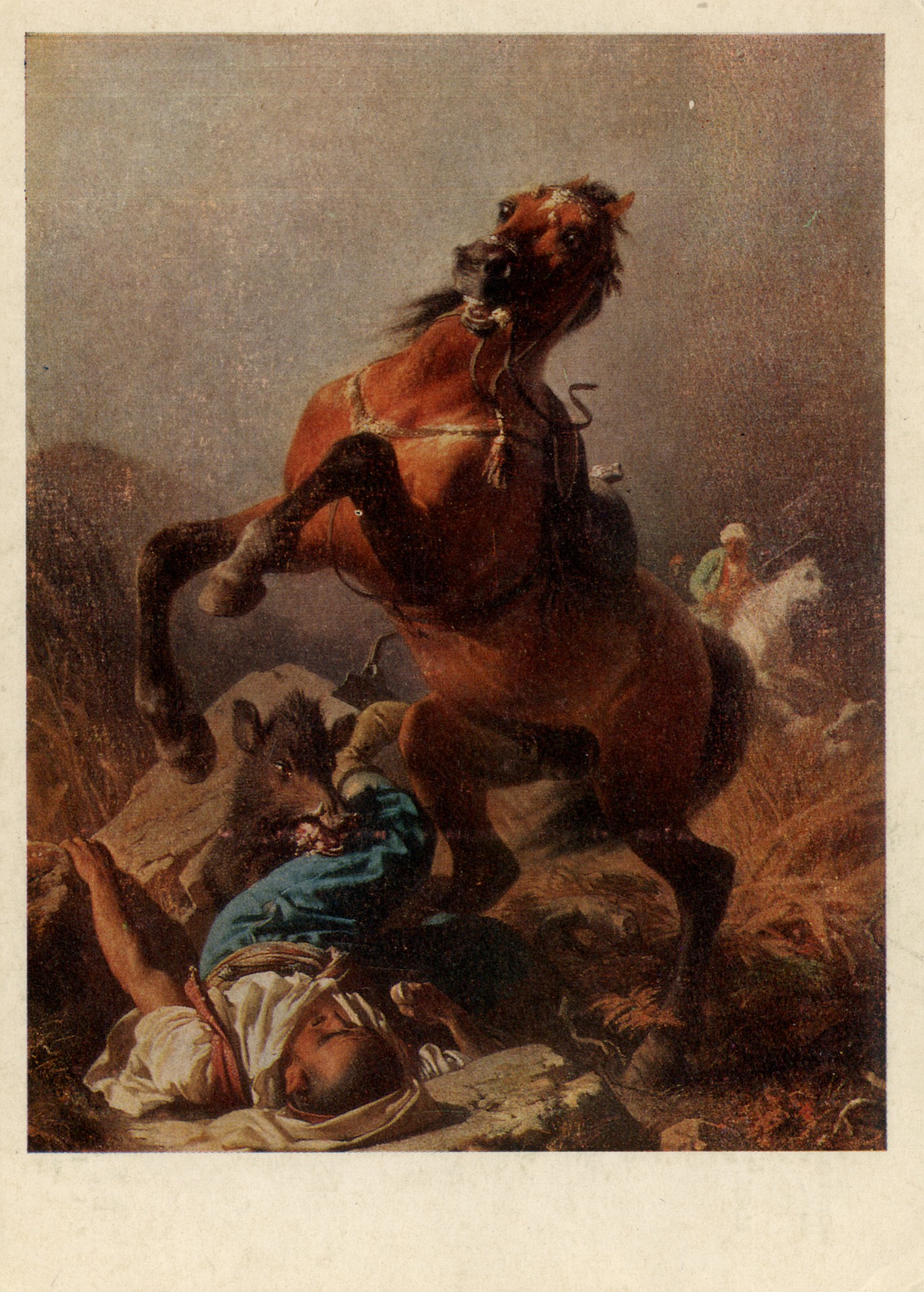 Нападение дикого кабана