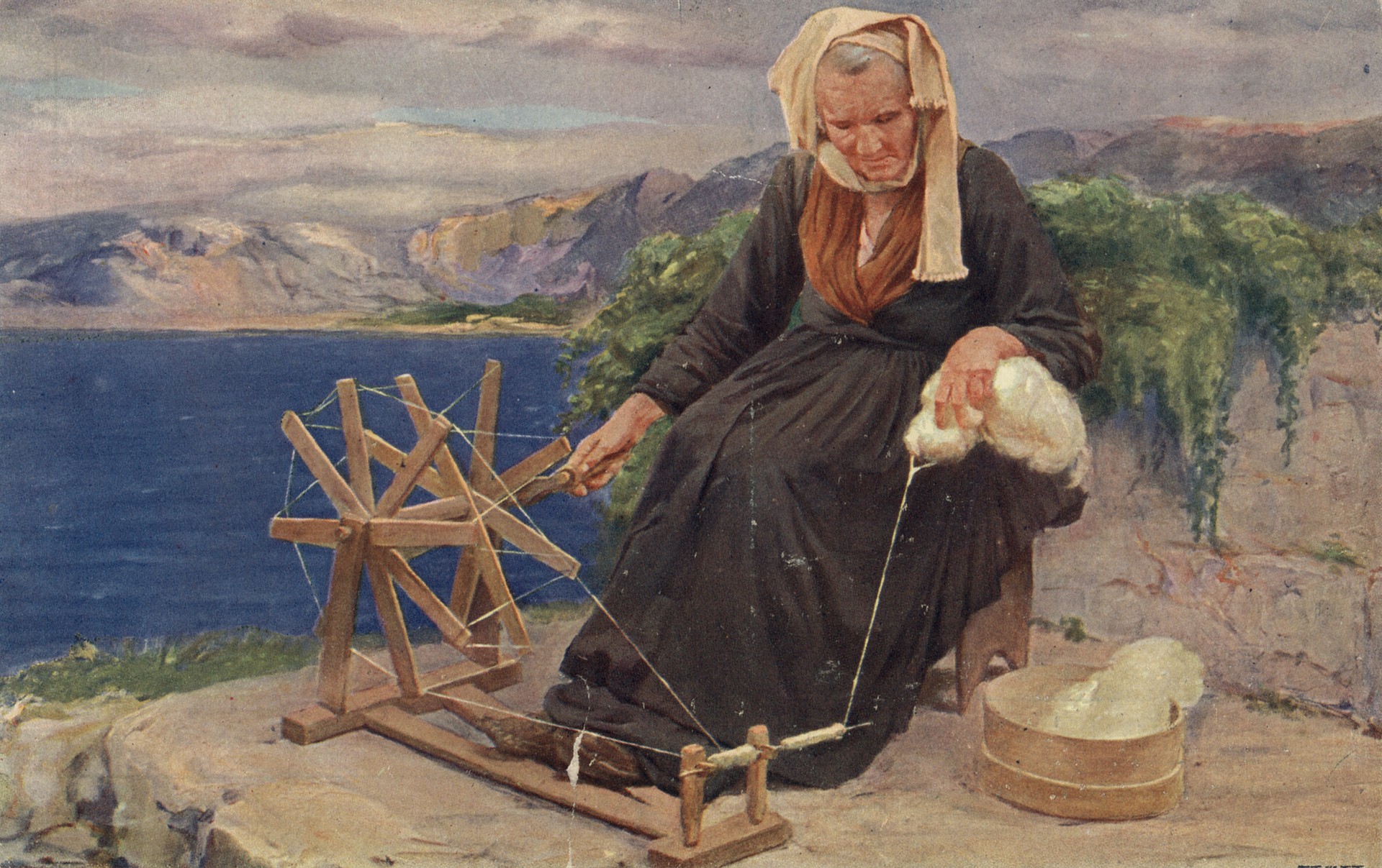 Вязальщица