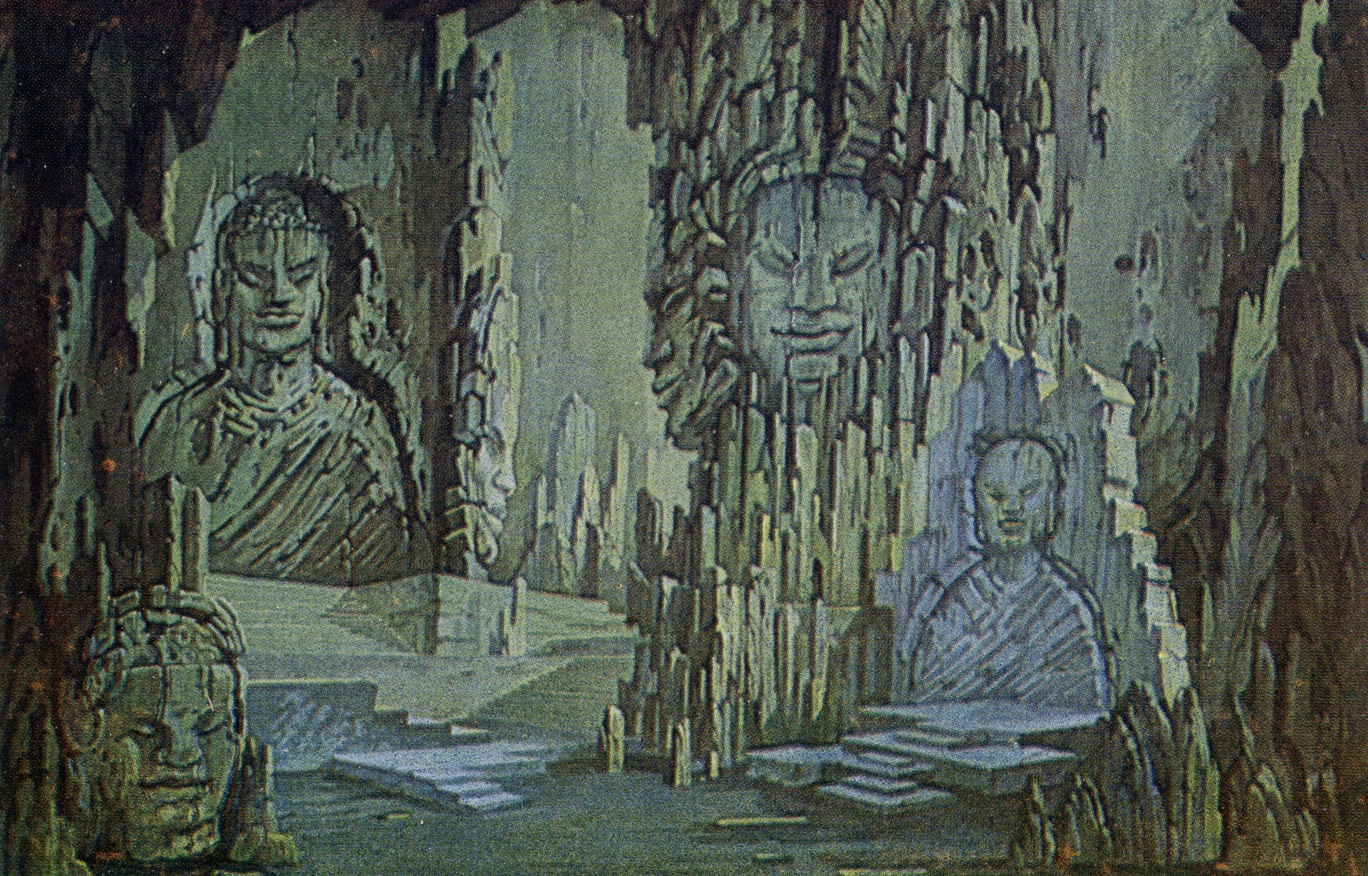 Эскиз декорации к опере Бузони Турандот