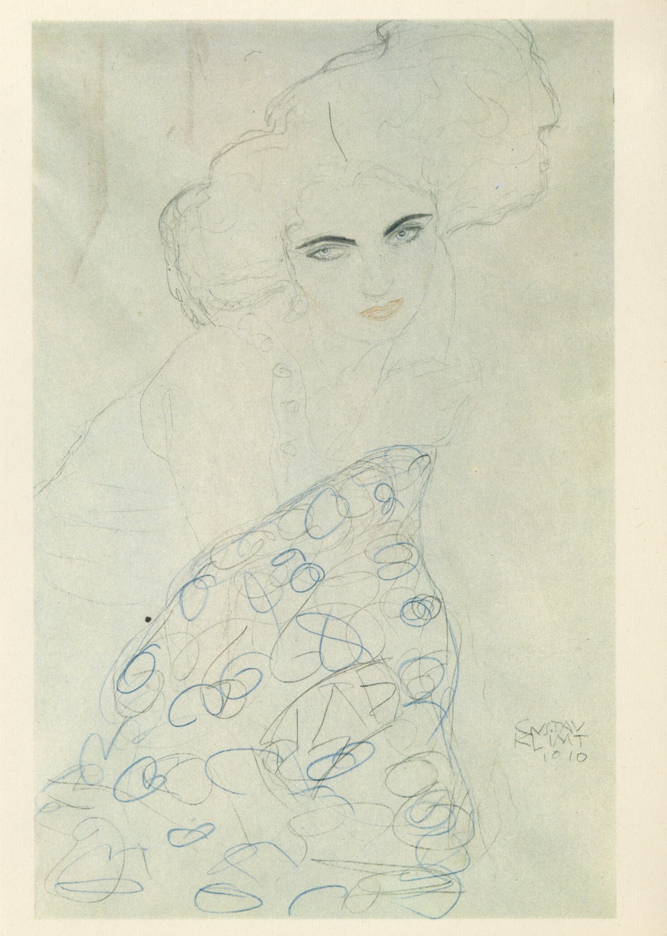 Этюд к женскому портрету