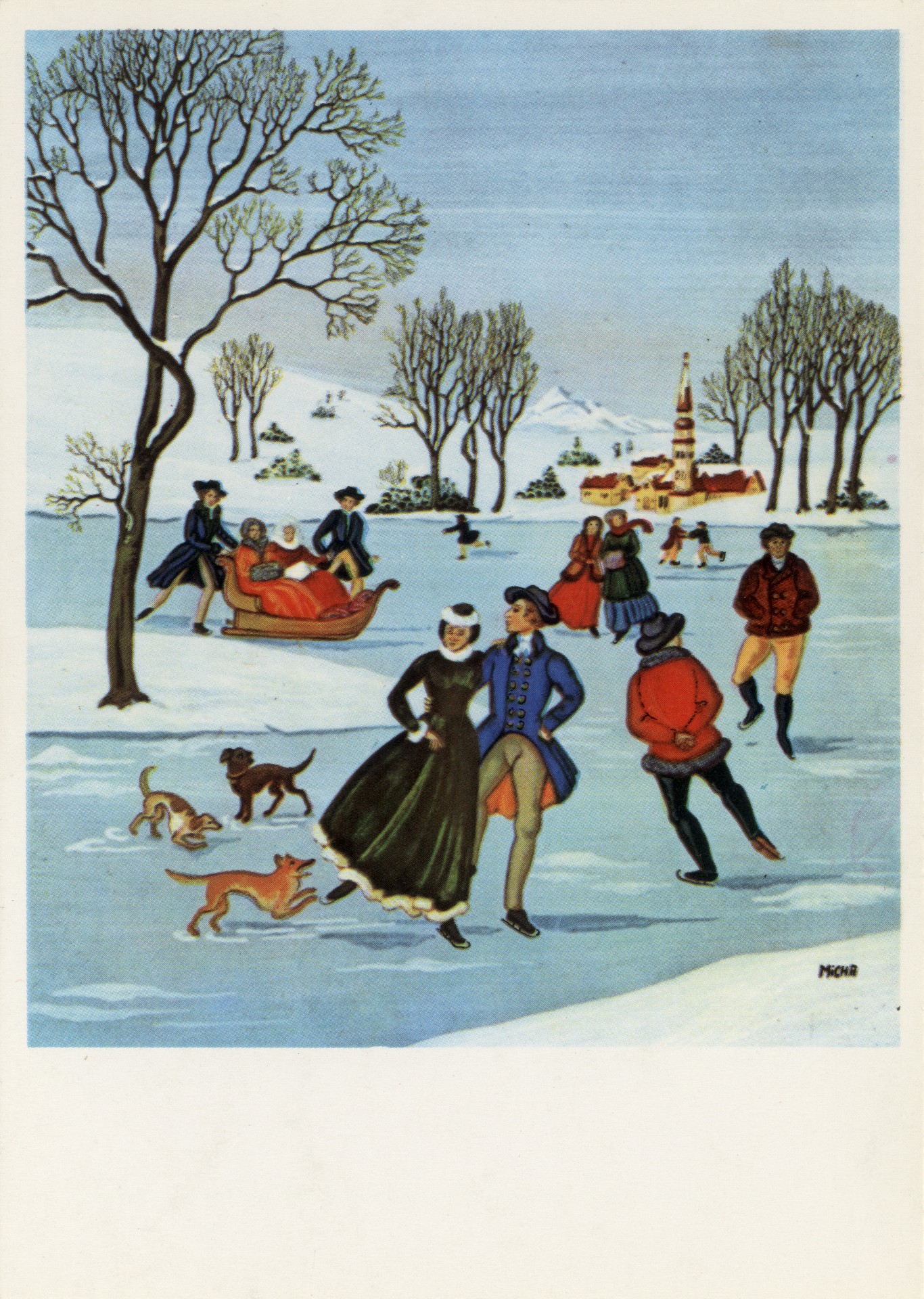 Наслаждение в катании на коньках