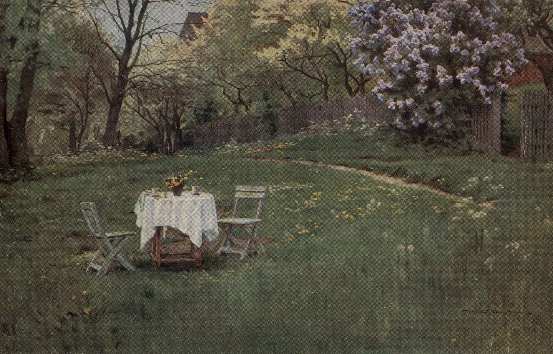 Летом, в деревне