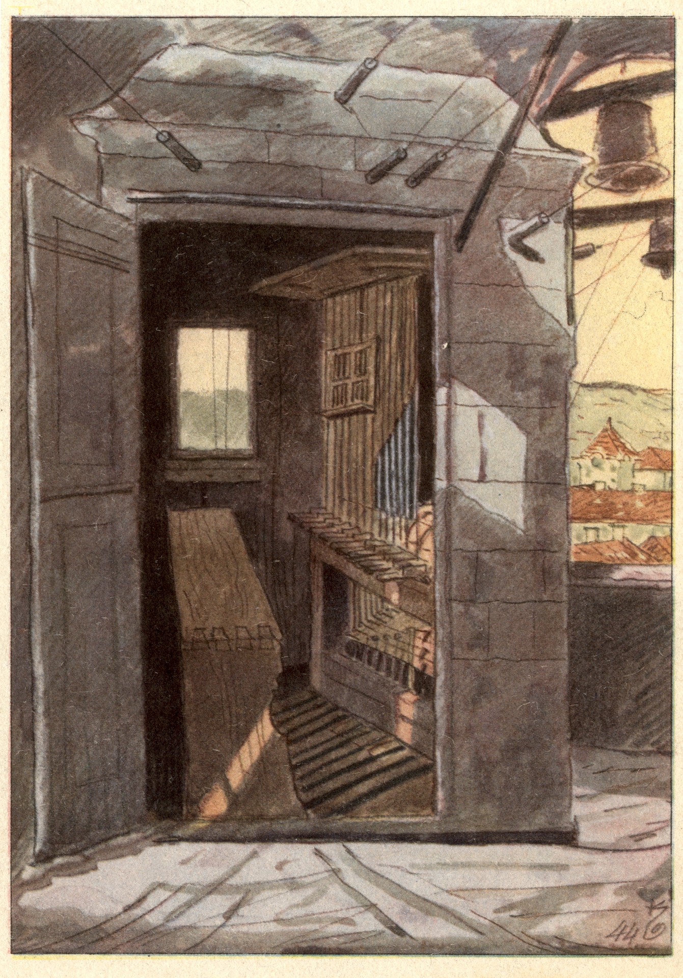 Пражская Лорета - Клавиатура колоколов