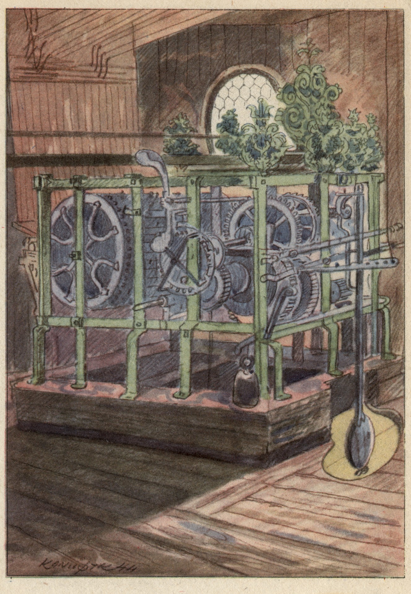 Пражская Лорета - Механизма часов и колоколов