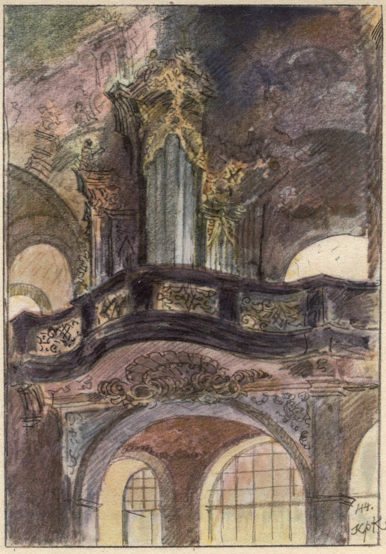 Пражская Лорета - Органы на хоре