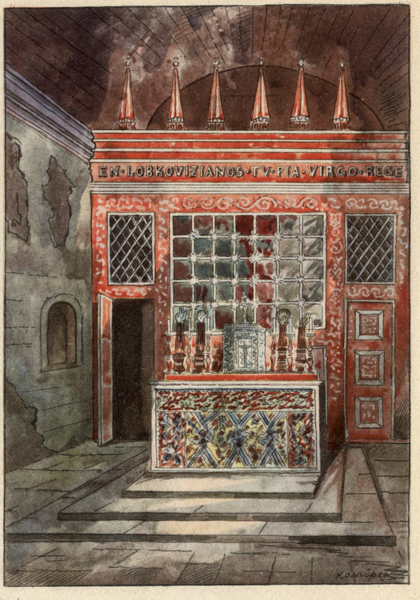 Пражская Лорета - Внутренность Лютеранской часовни