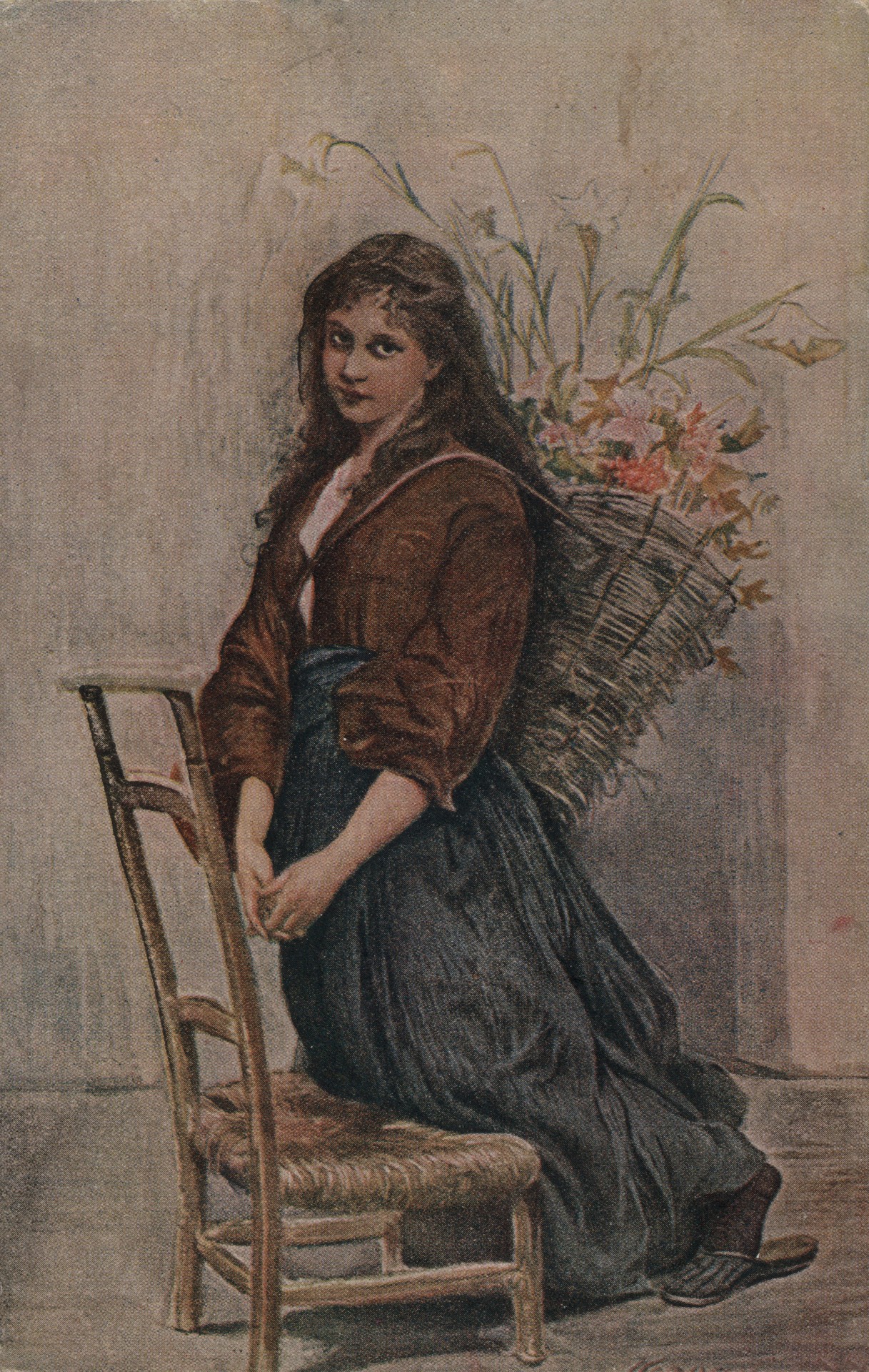 Корзина с цветами