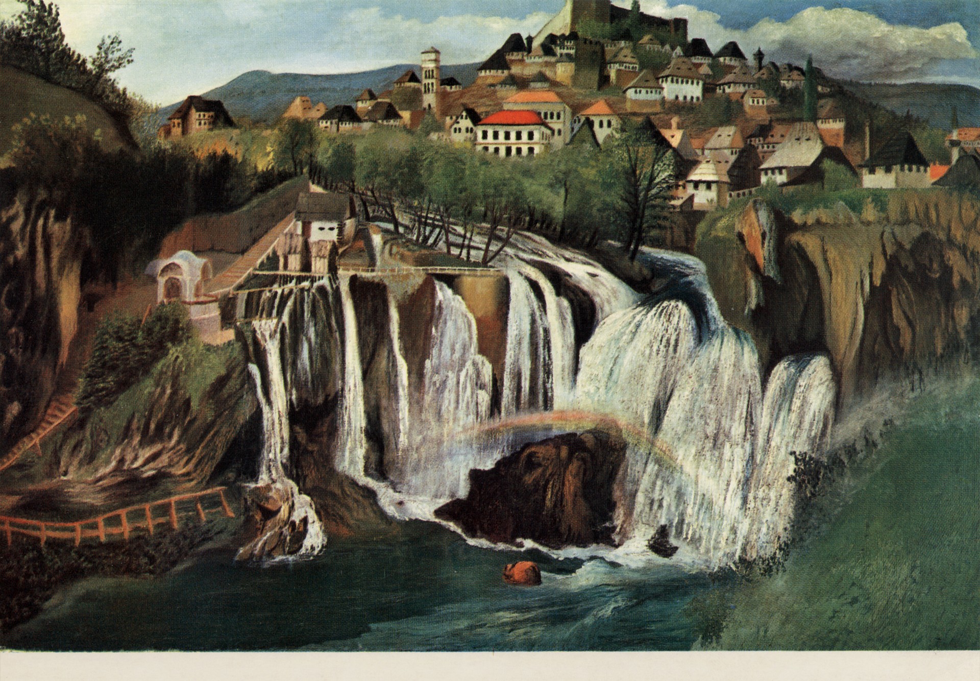 Водопад в г. Яйце