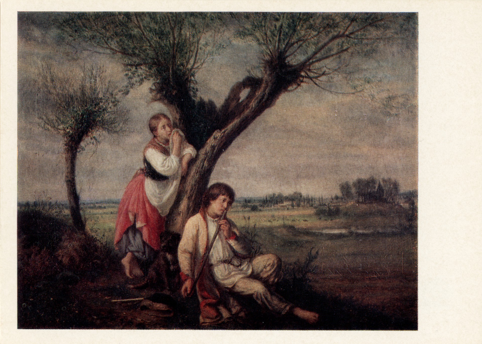 Крестьянская пара - весна