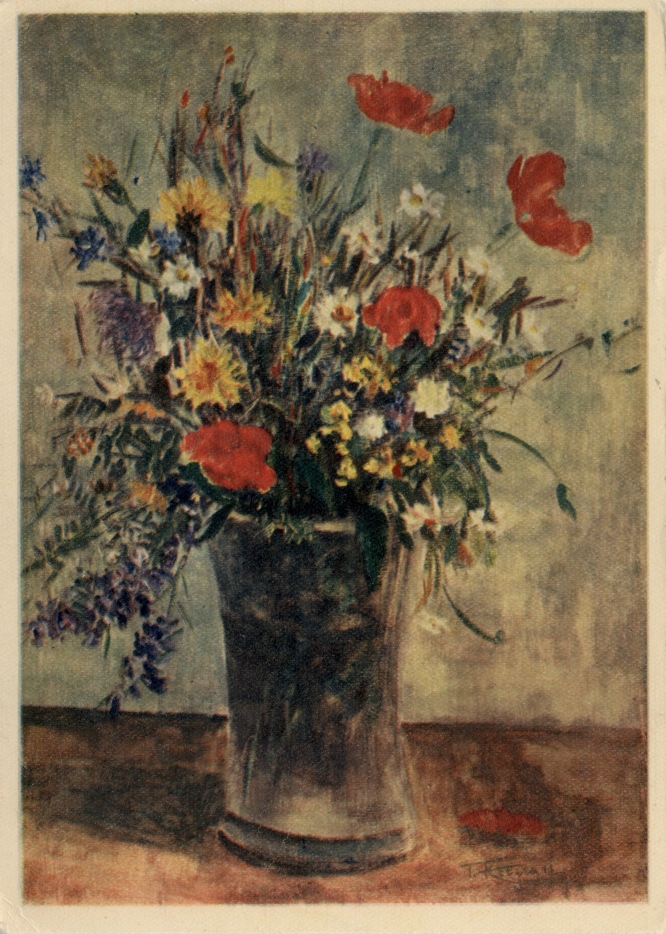 Ваза с цветами