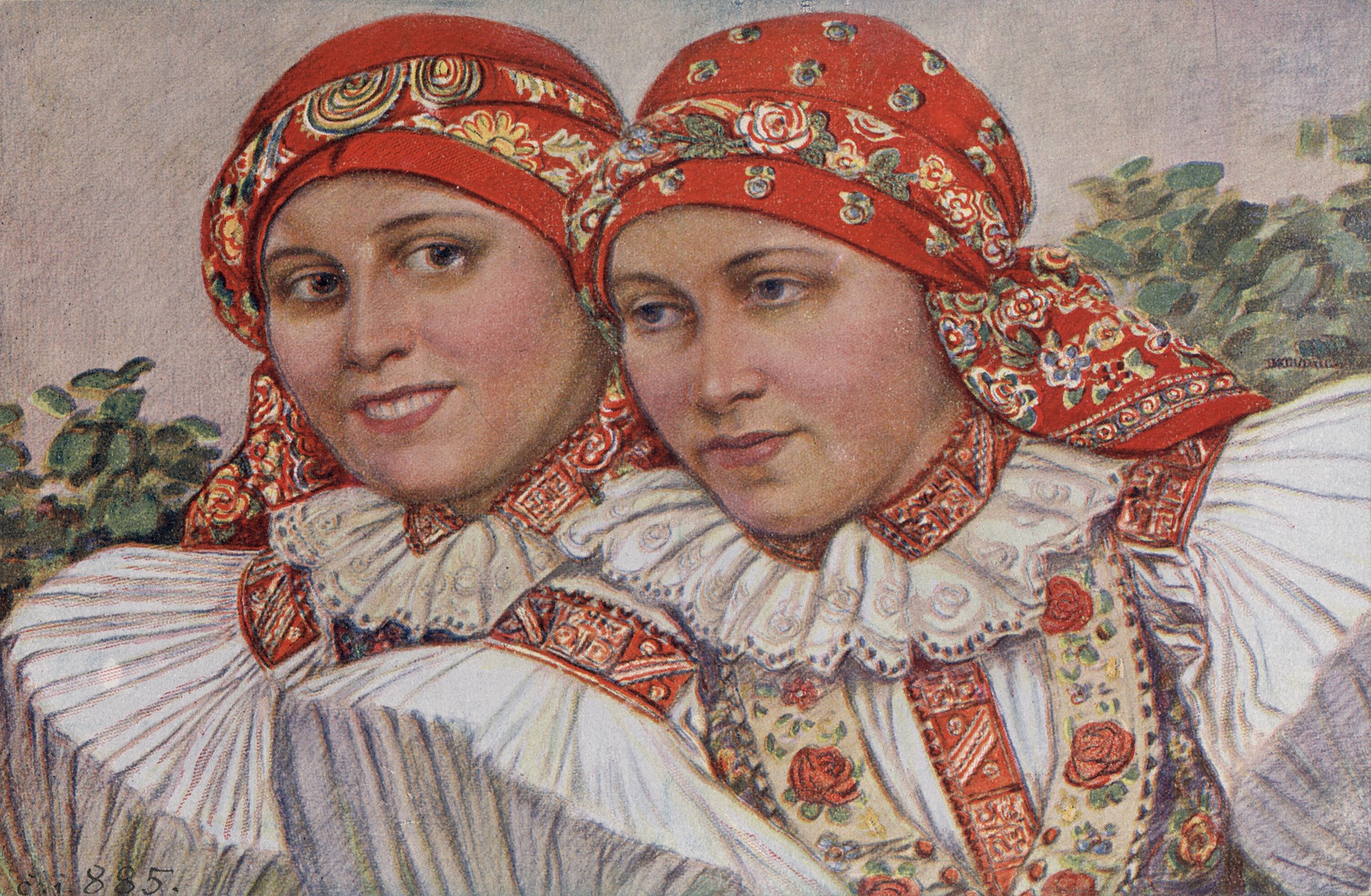 Две девушки