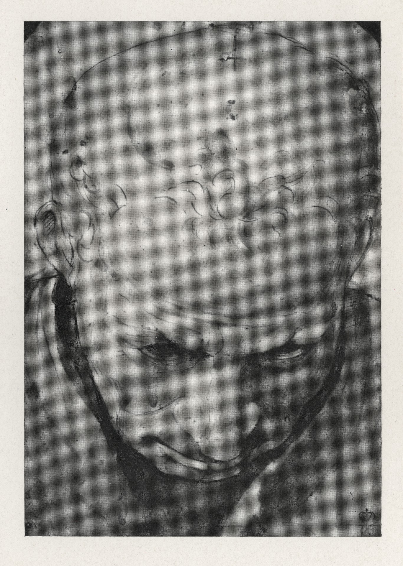 Этюд мужской головы