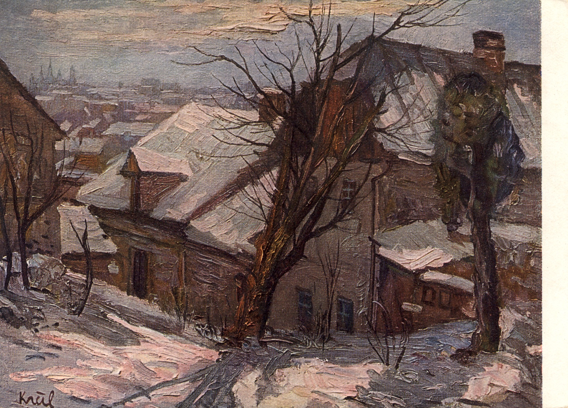 Улица в Лорко зимой