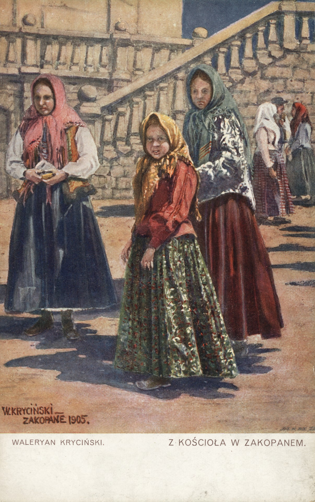 Возвращение из костела в Закопане