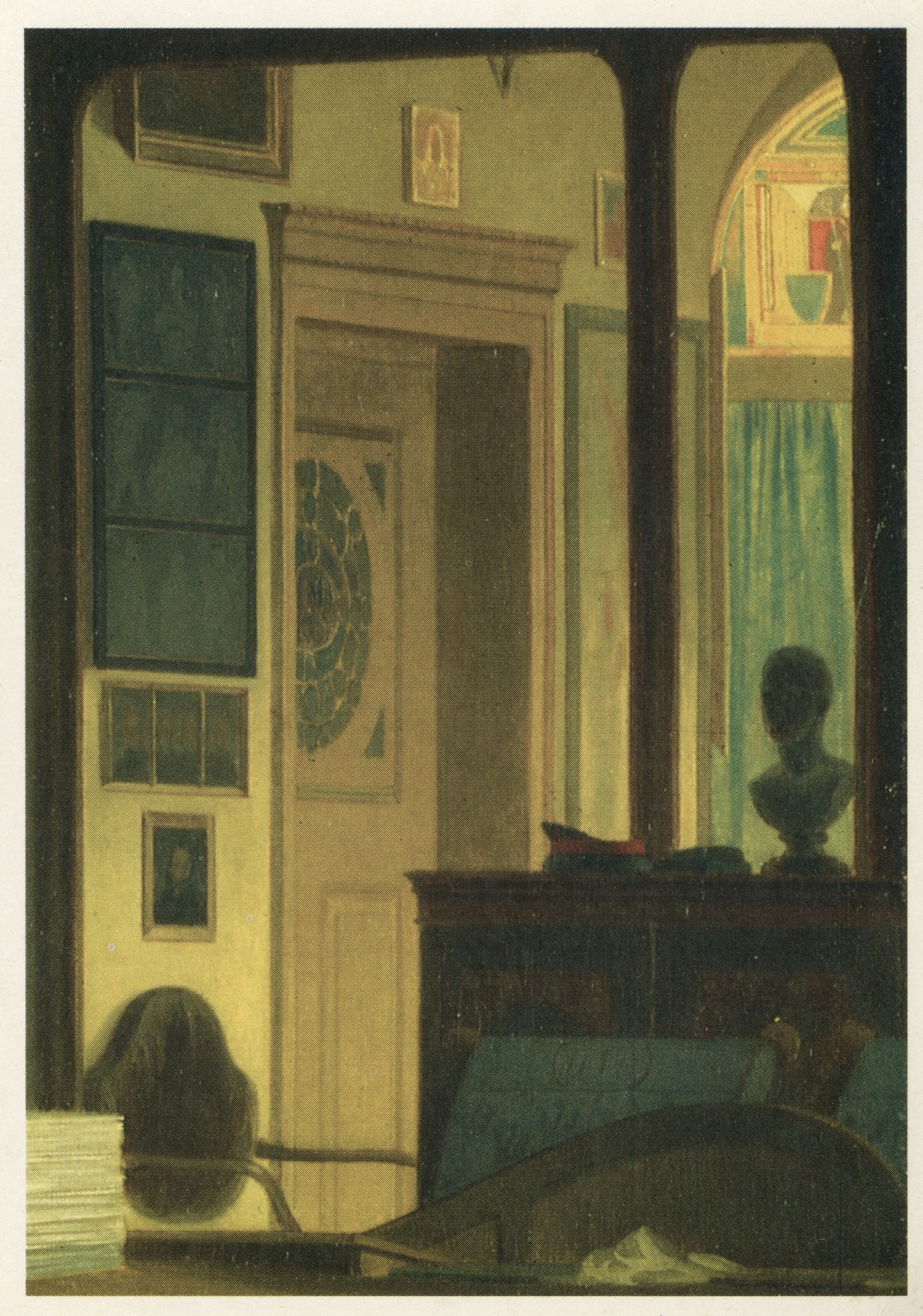 Кабинет Фридриха 4 в своём кабинете в Берлинском дворце