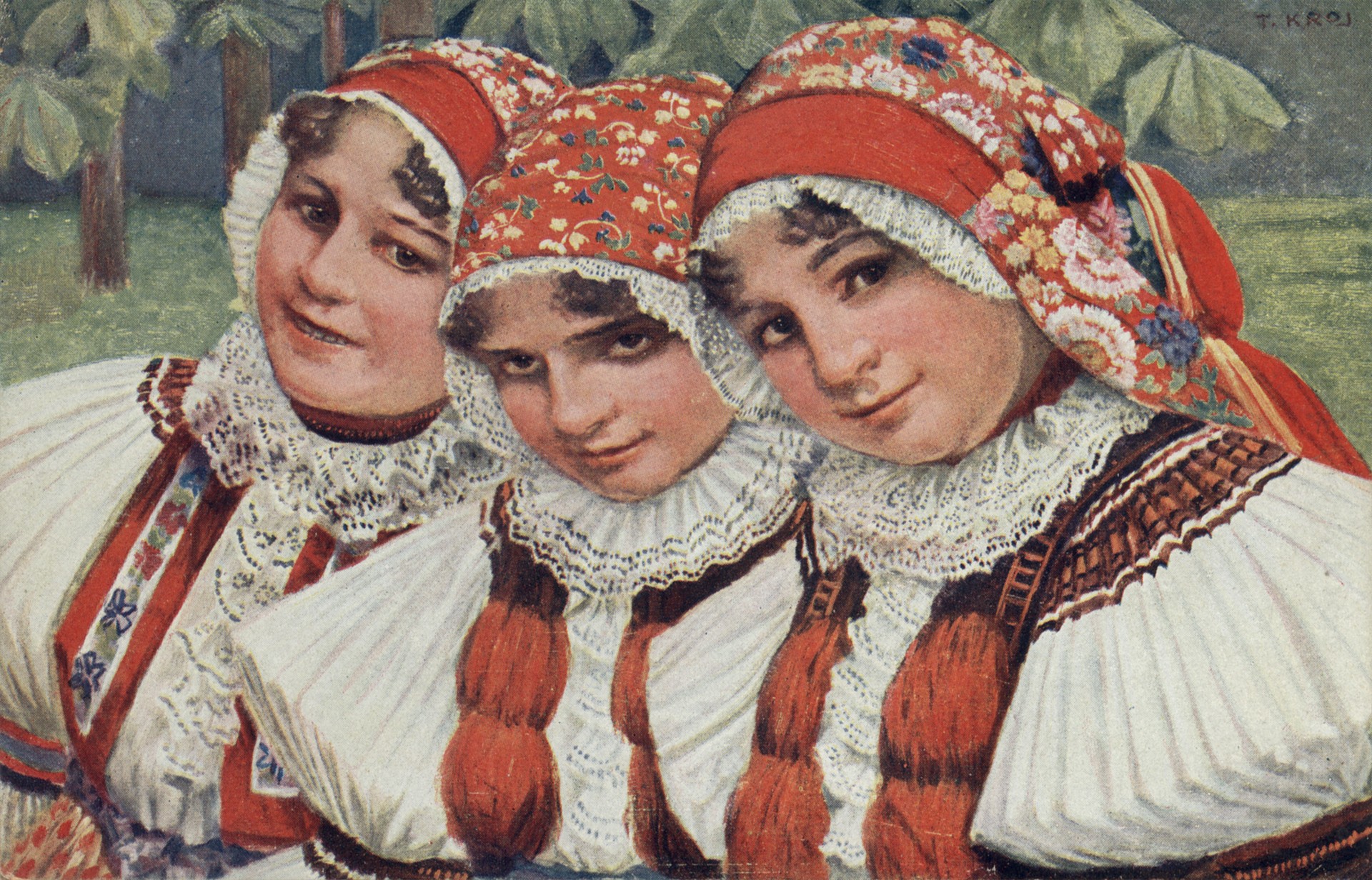 Чехословацкие народные костюмы