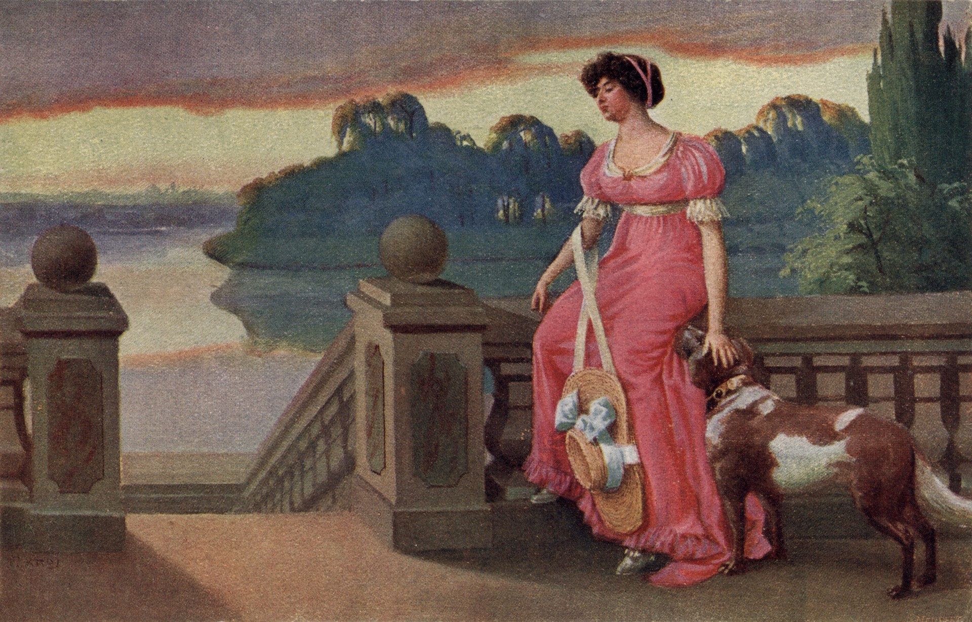 Девушка с собакой