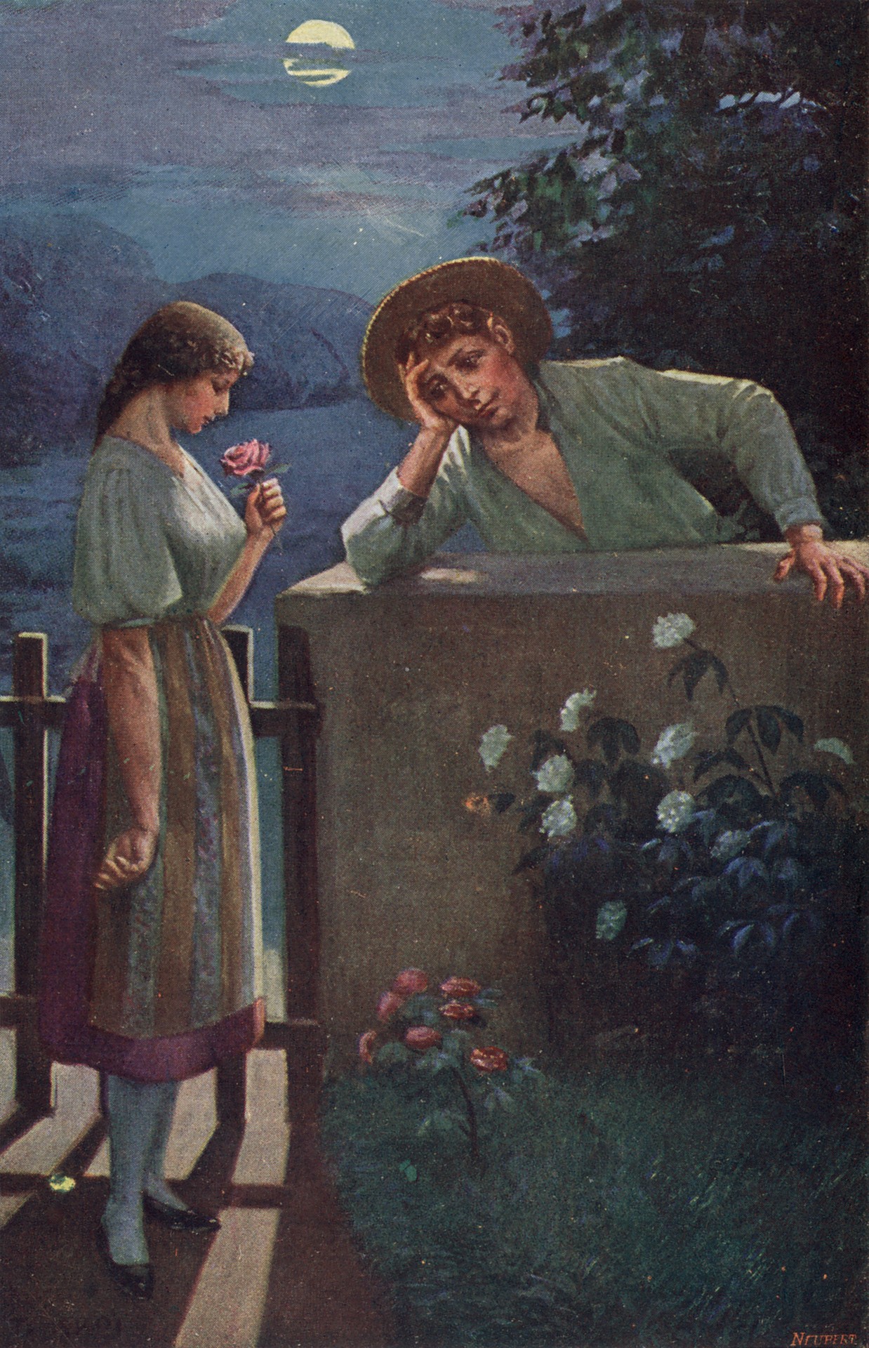 Начало романа