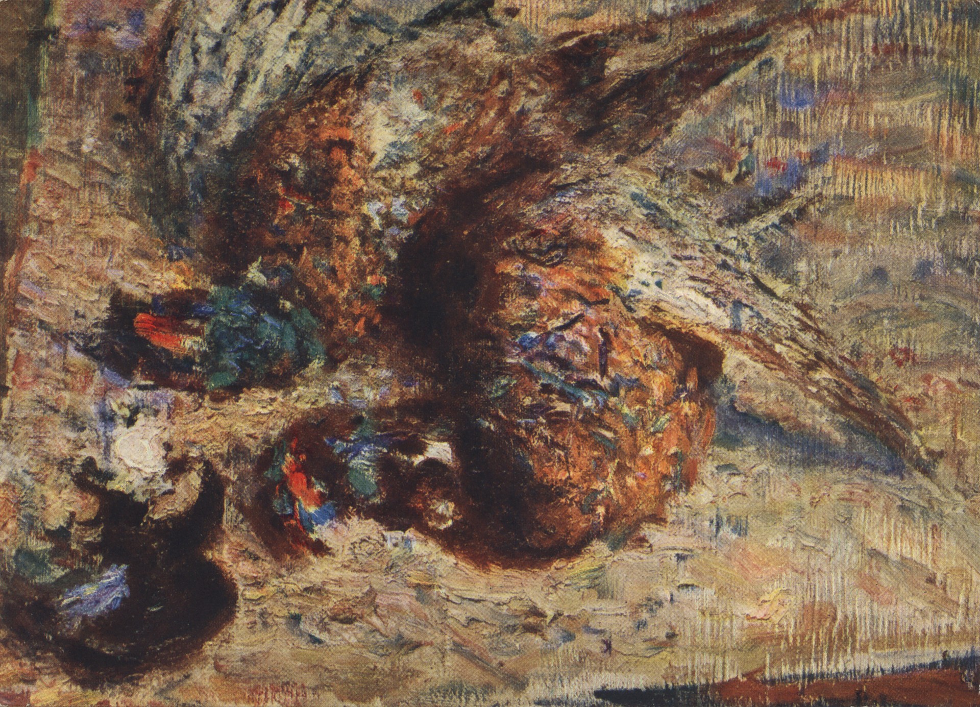 Фазаны и подсвечник