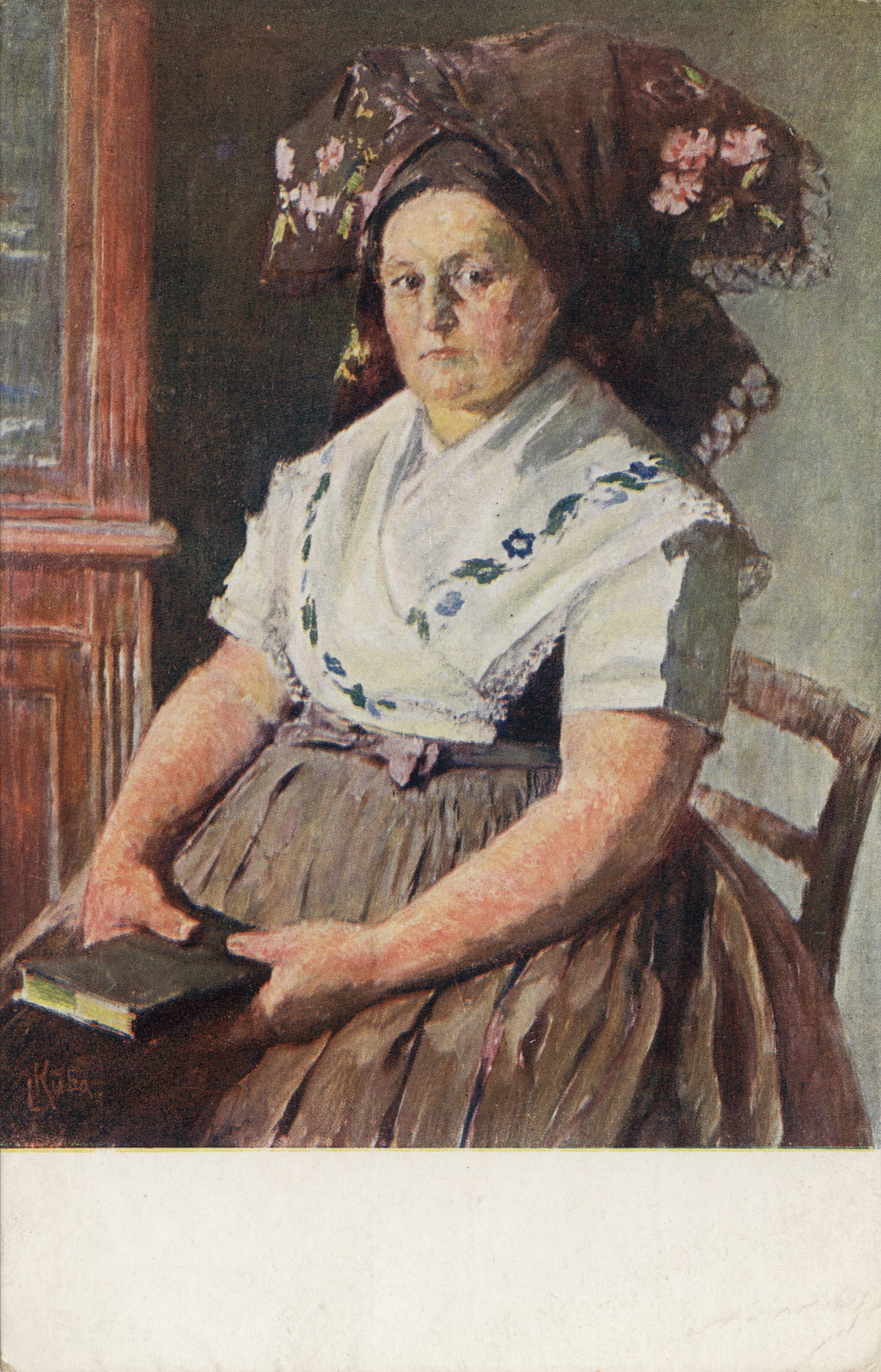 Крестьянка с книгой