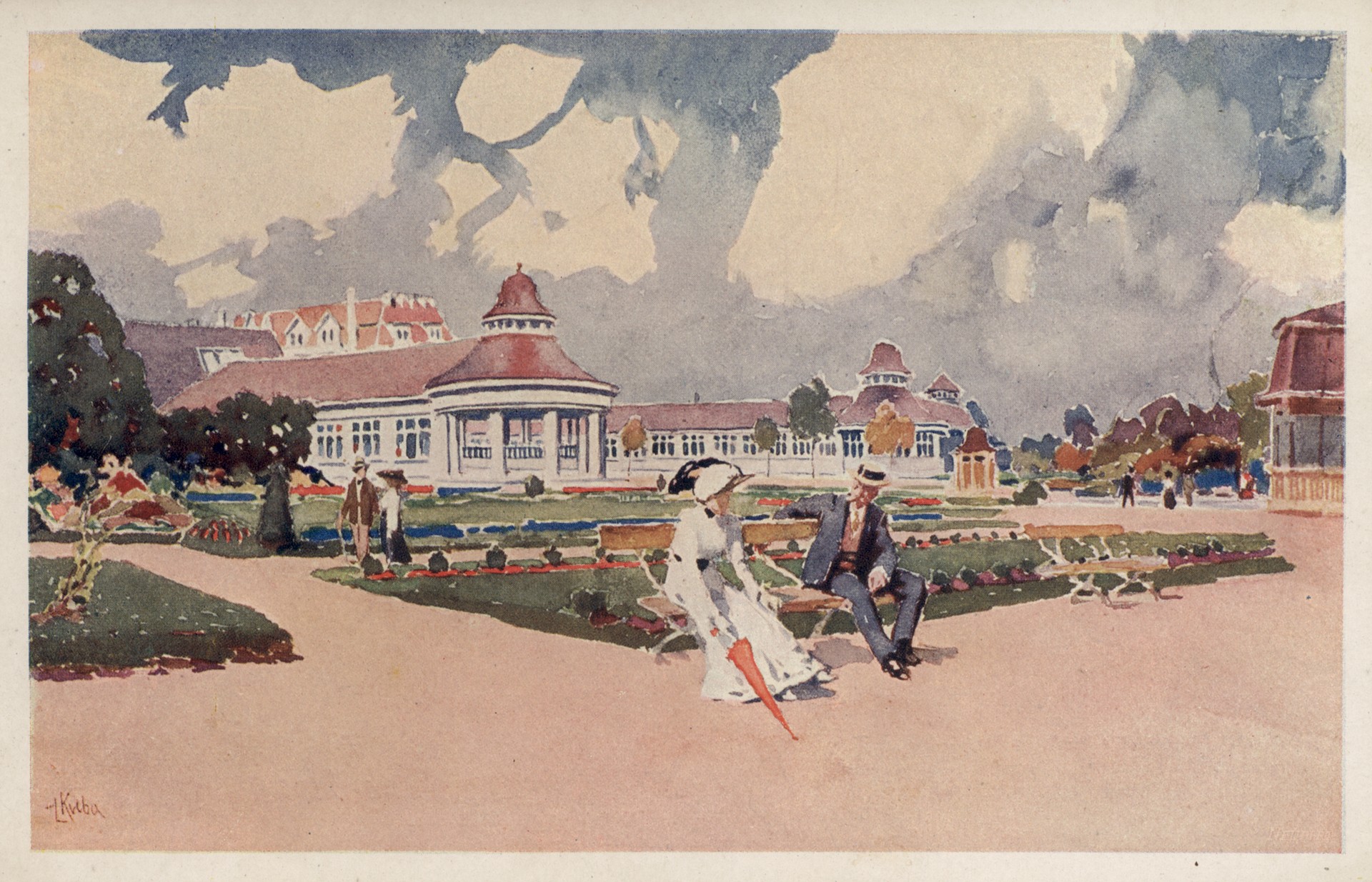 Лазенский парк в Падебрадах