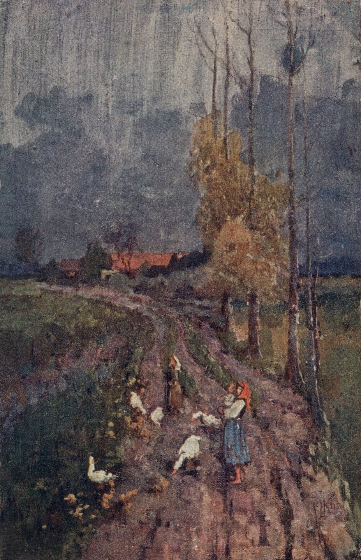 На пастбище