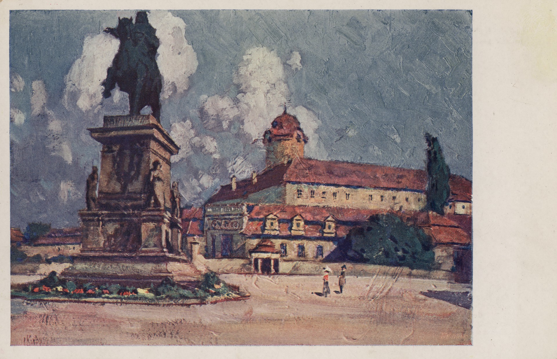 Памятник Юры в Падебрадах