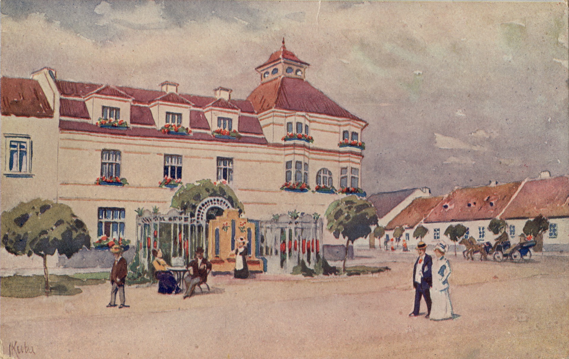 Площадь в Падебрадах