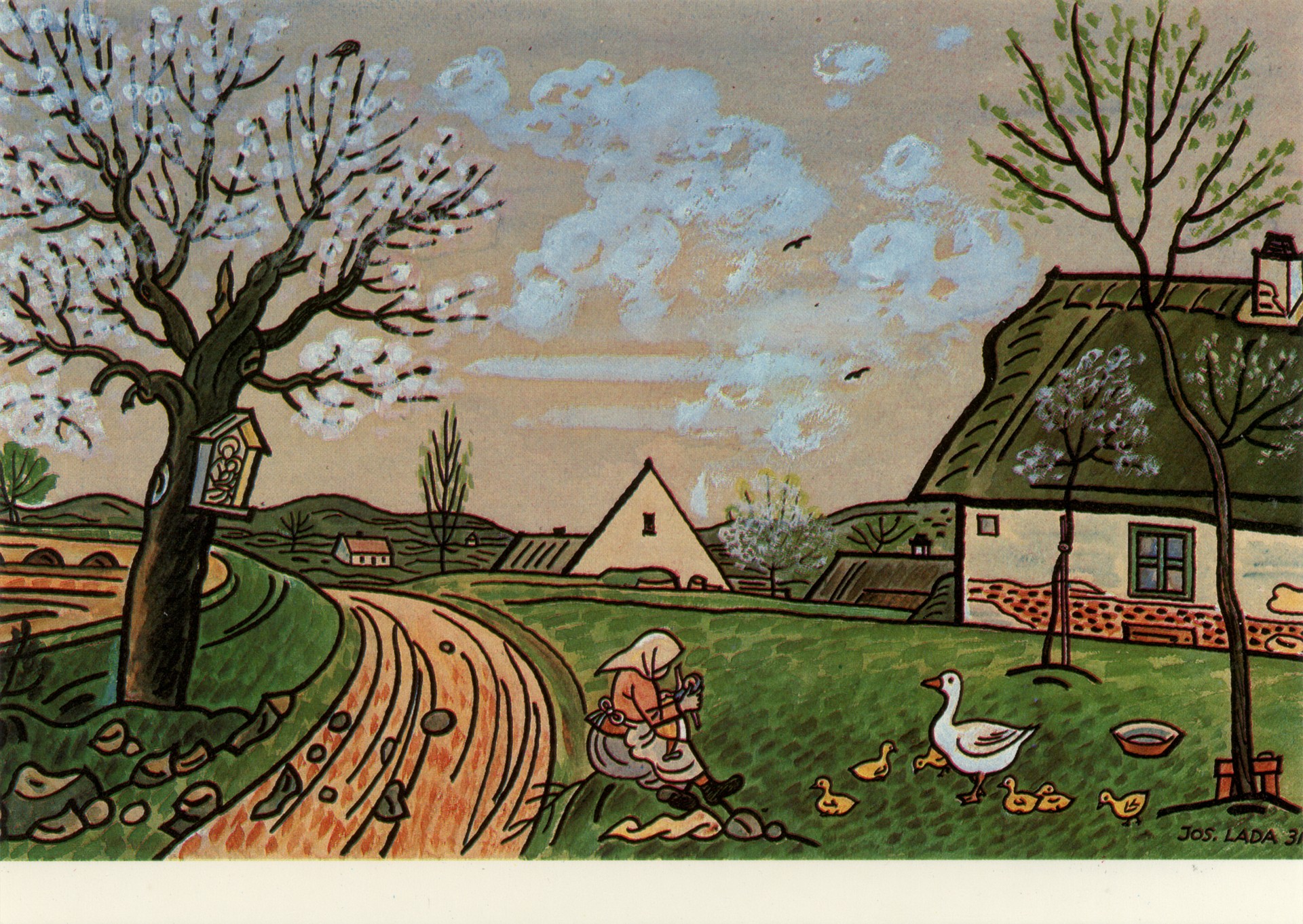 Весна в деревне