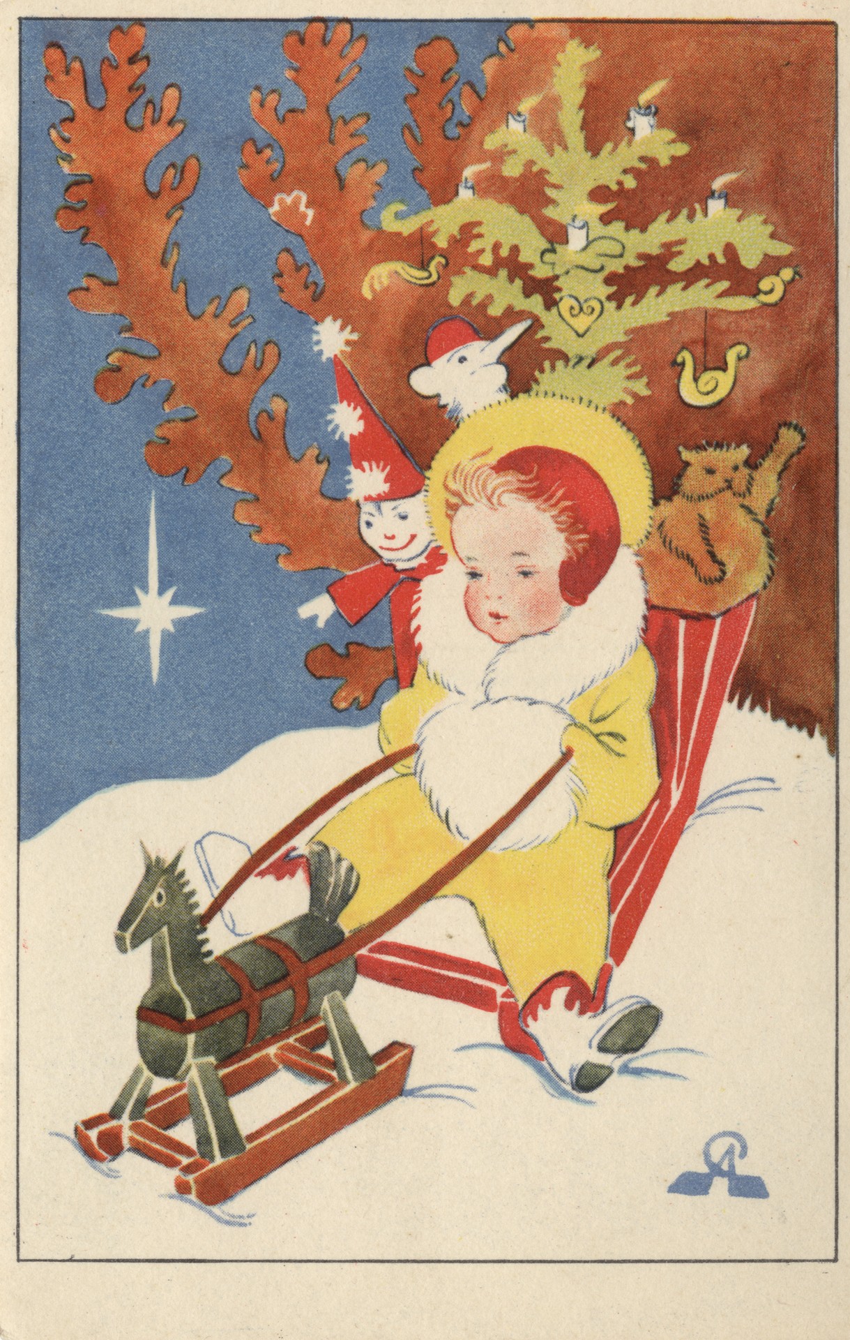 Ёлочные саночки