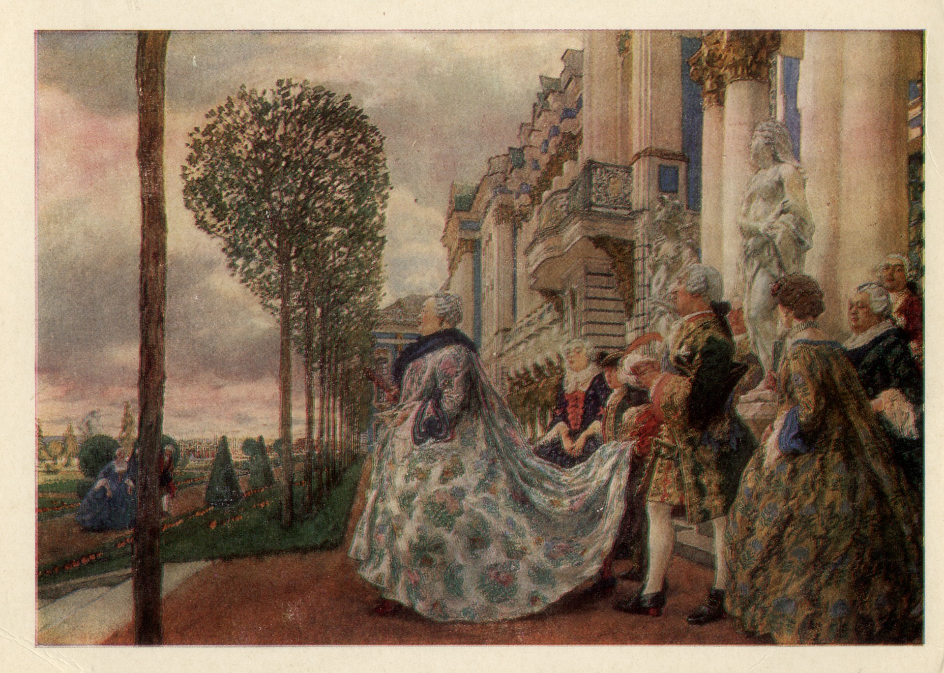 Императрица Елизавета Петровна в Царском Селе