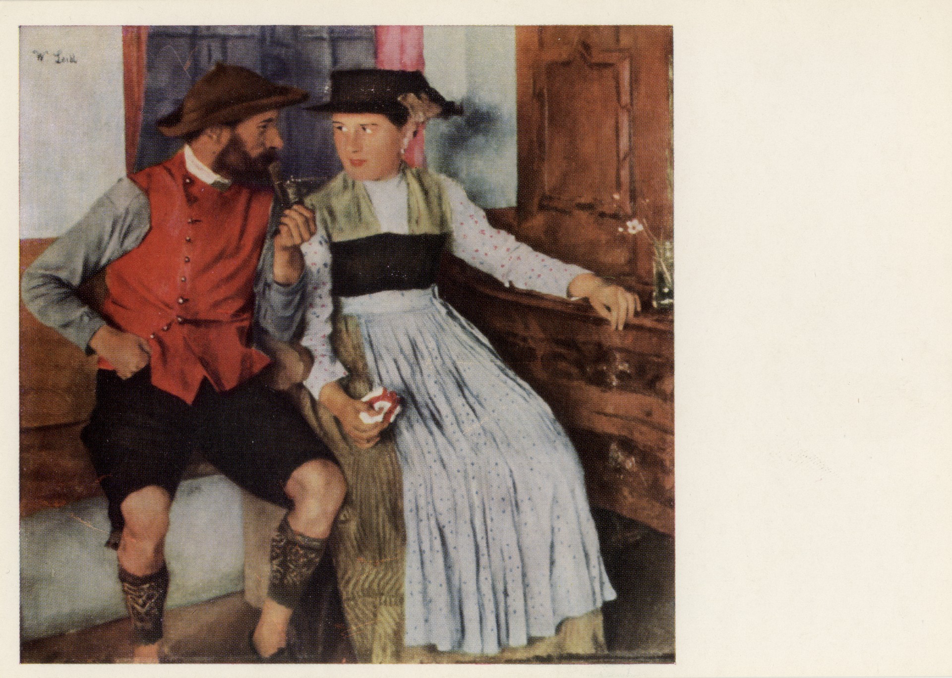 В крестьянском доме