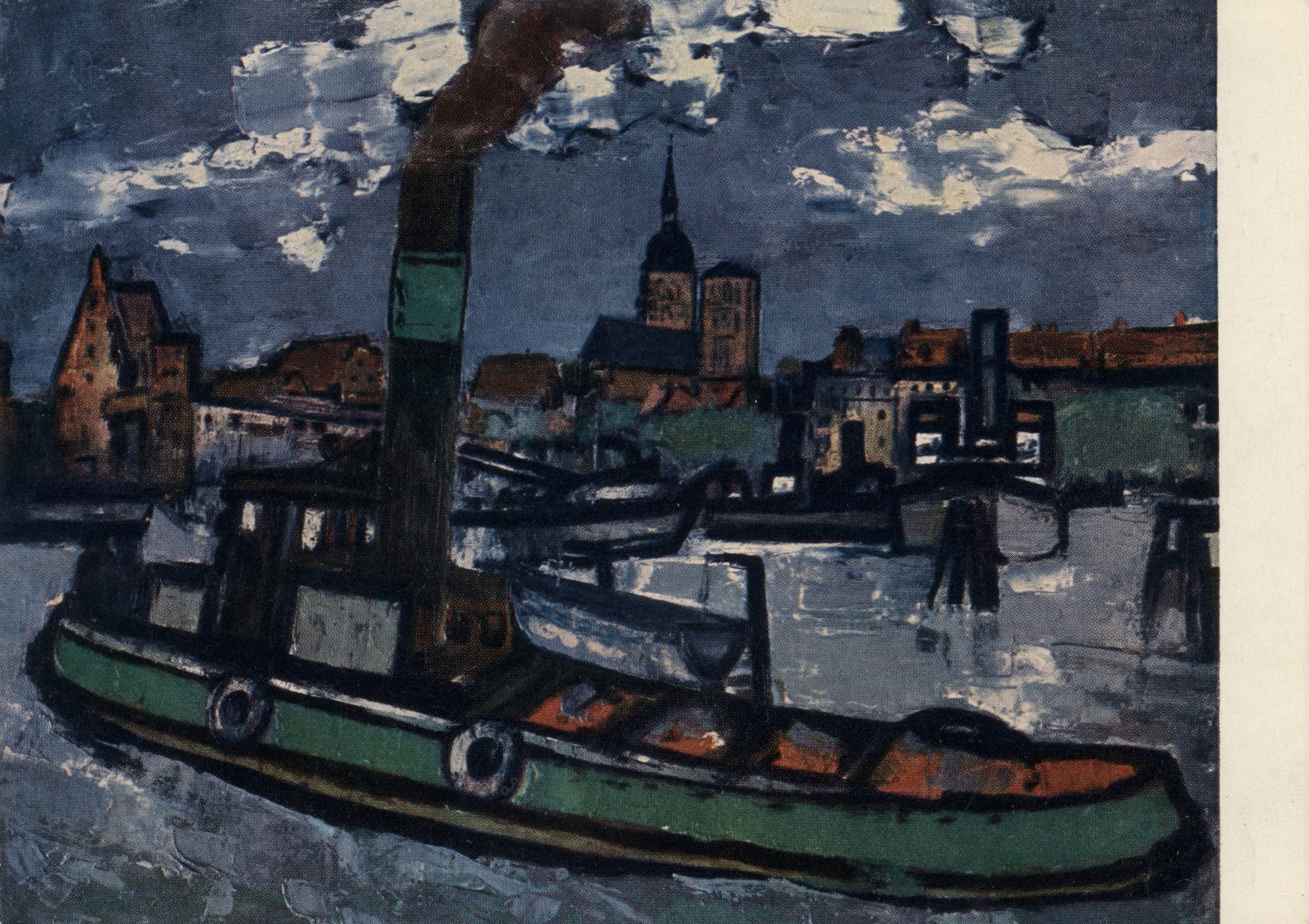 Буксир в порту