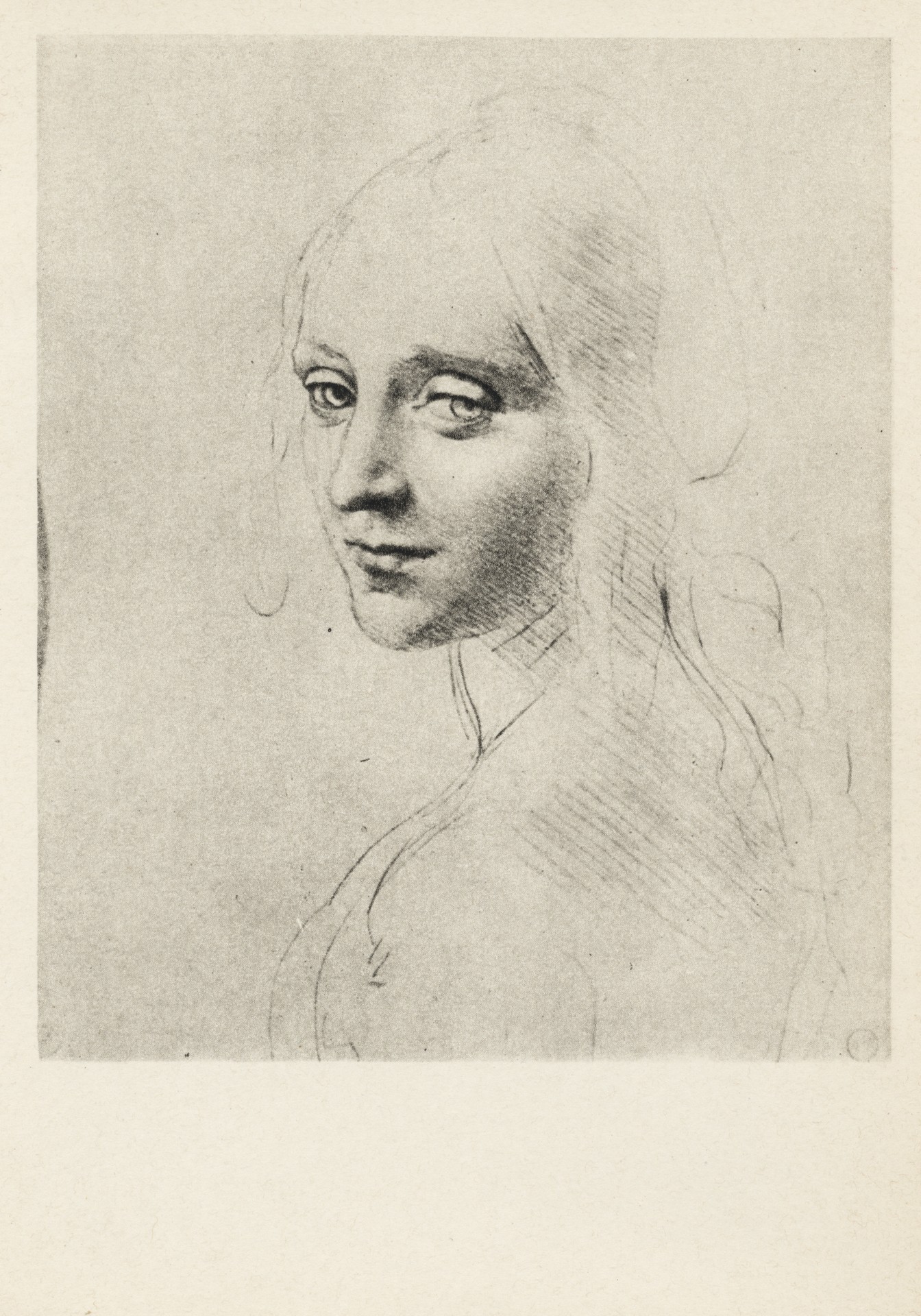 Этюд для головы ангела из картины Малонна в гроте