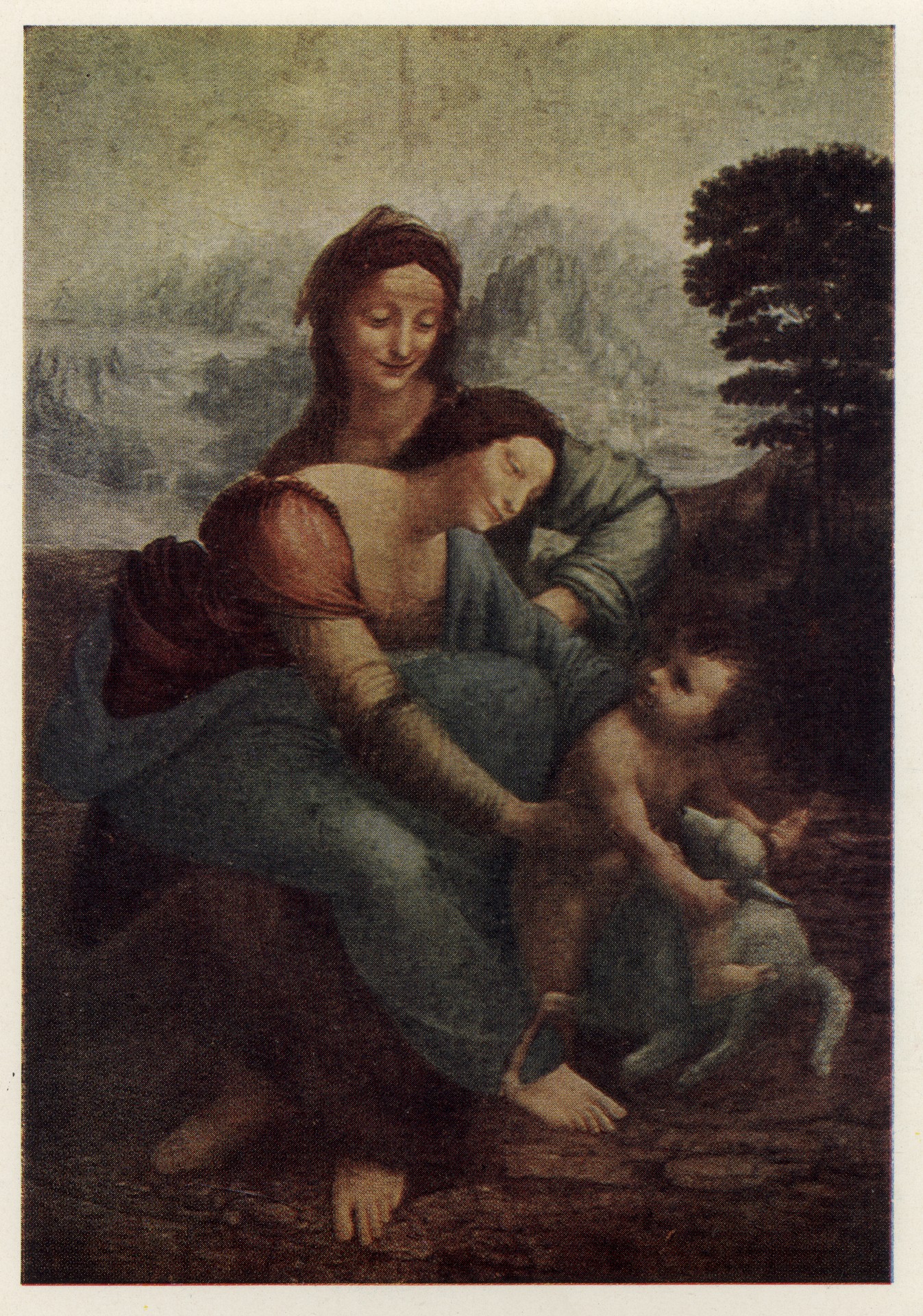 Св. Анна, св. Мария и младенец Христос