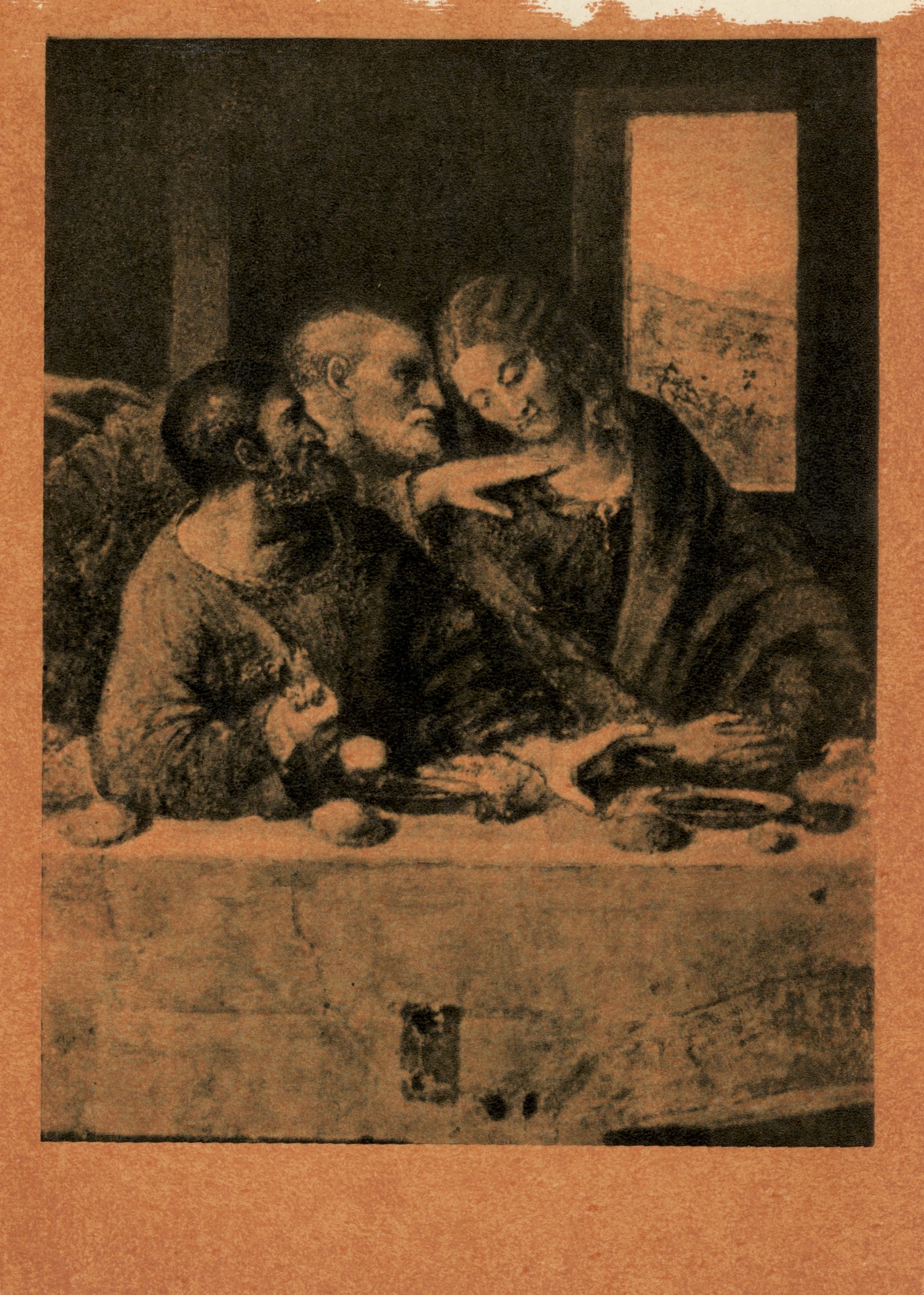 Тайная вечеря. Деталь фрески