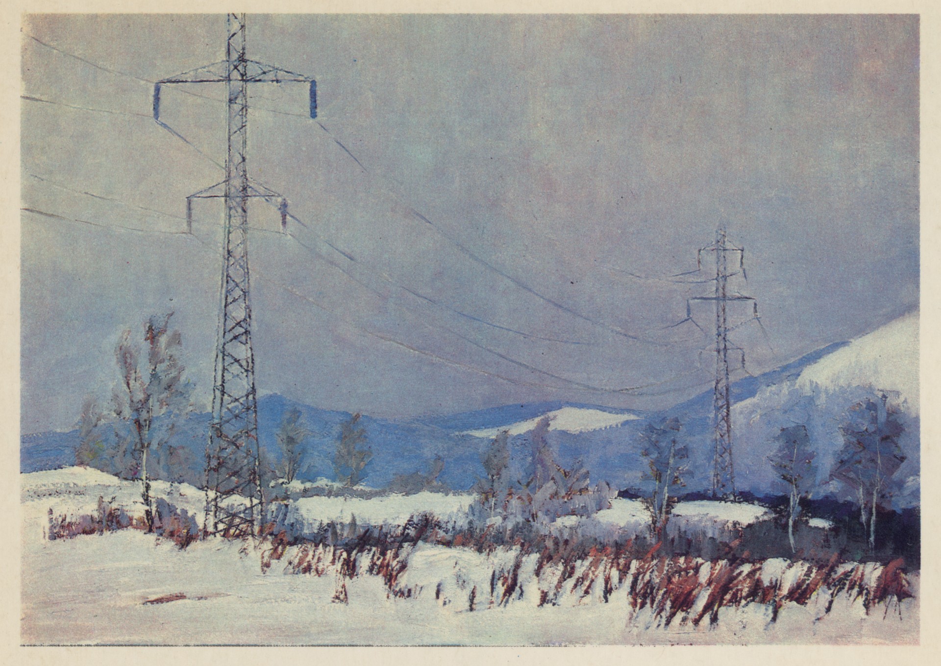 Электричество шагает по тайге