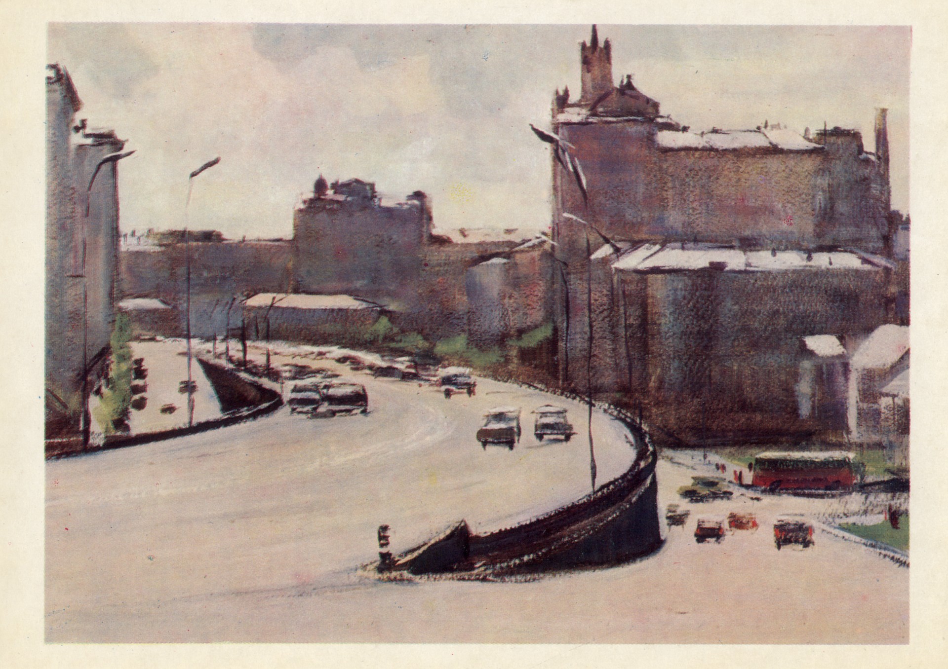 Эстакада на Самотёчной площади