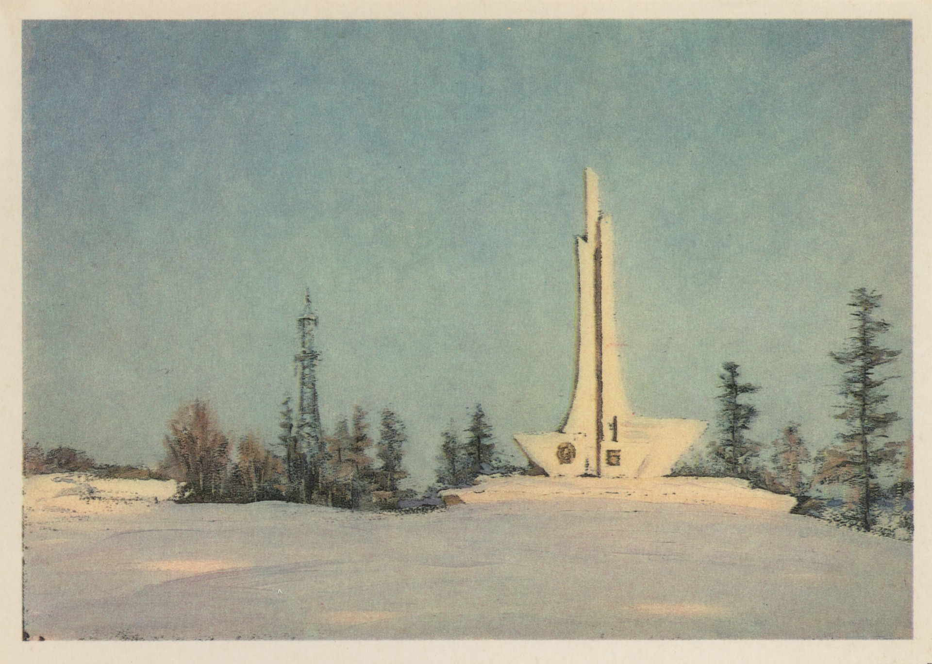 Стела при въезде в Комсомольск