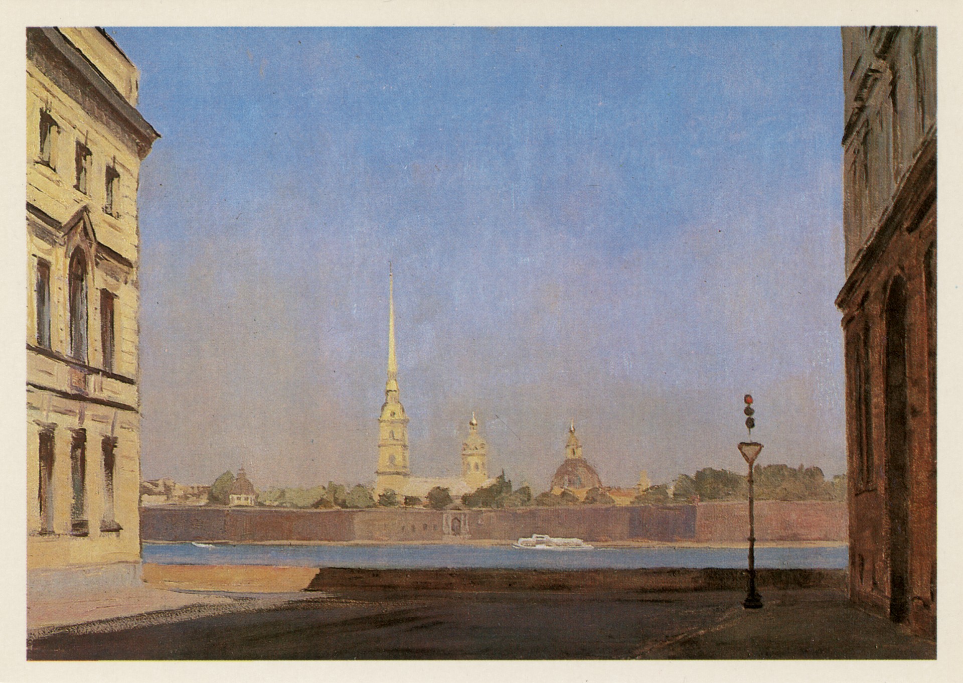 Вид на Петропавловскую крепость