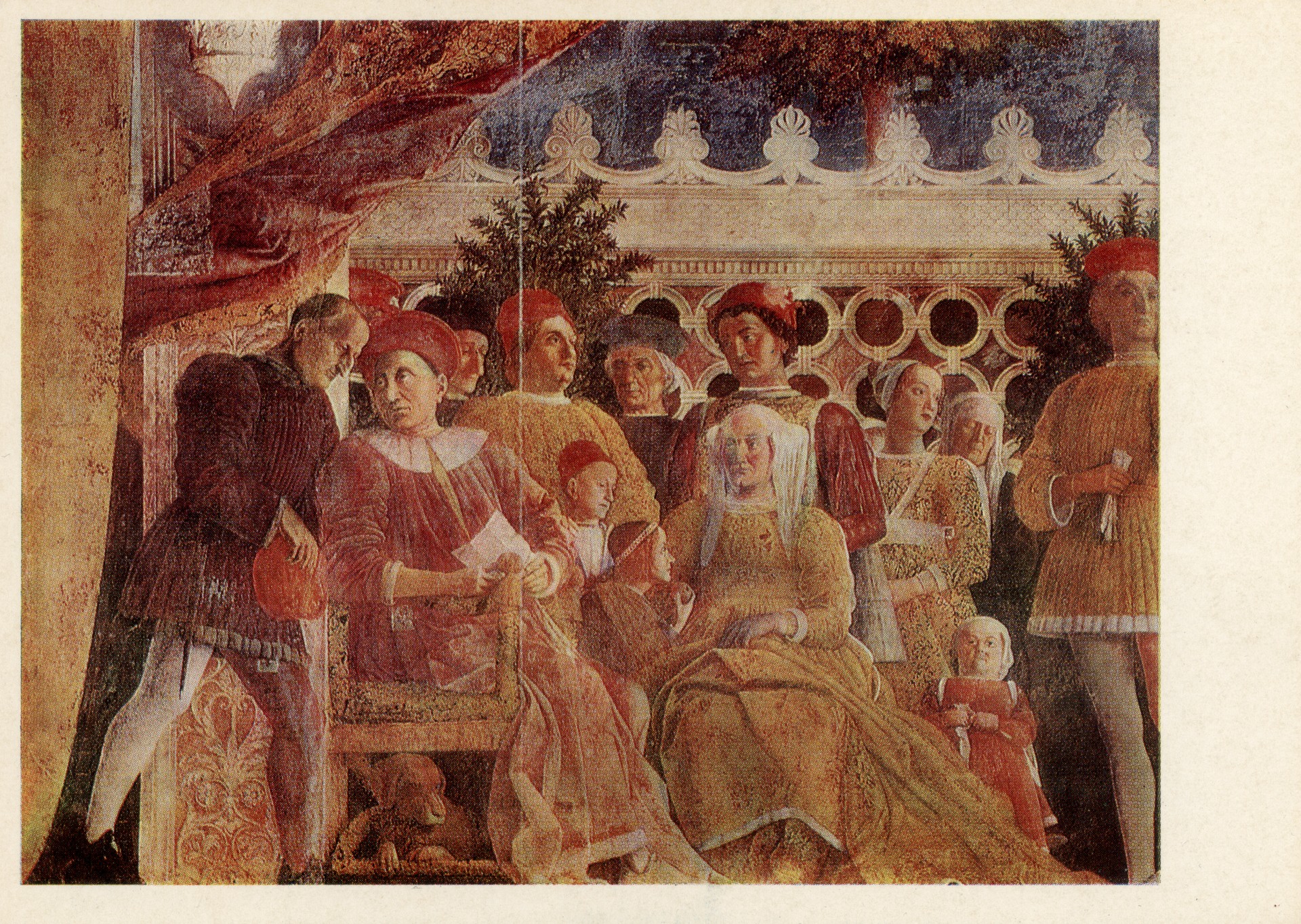 Фрагмент росписи западной стены Камеры дельи Спози1